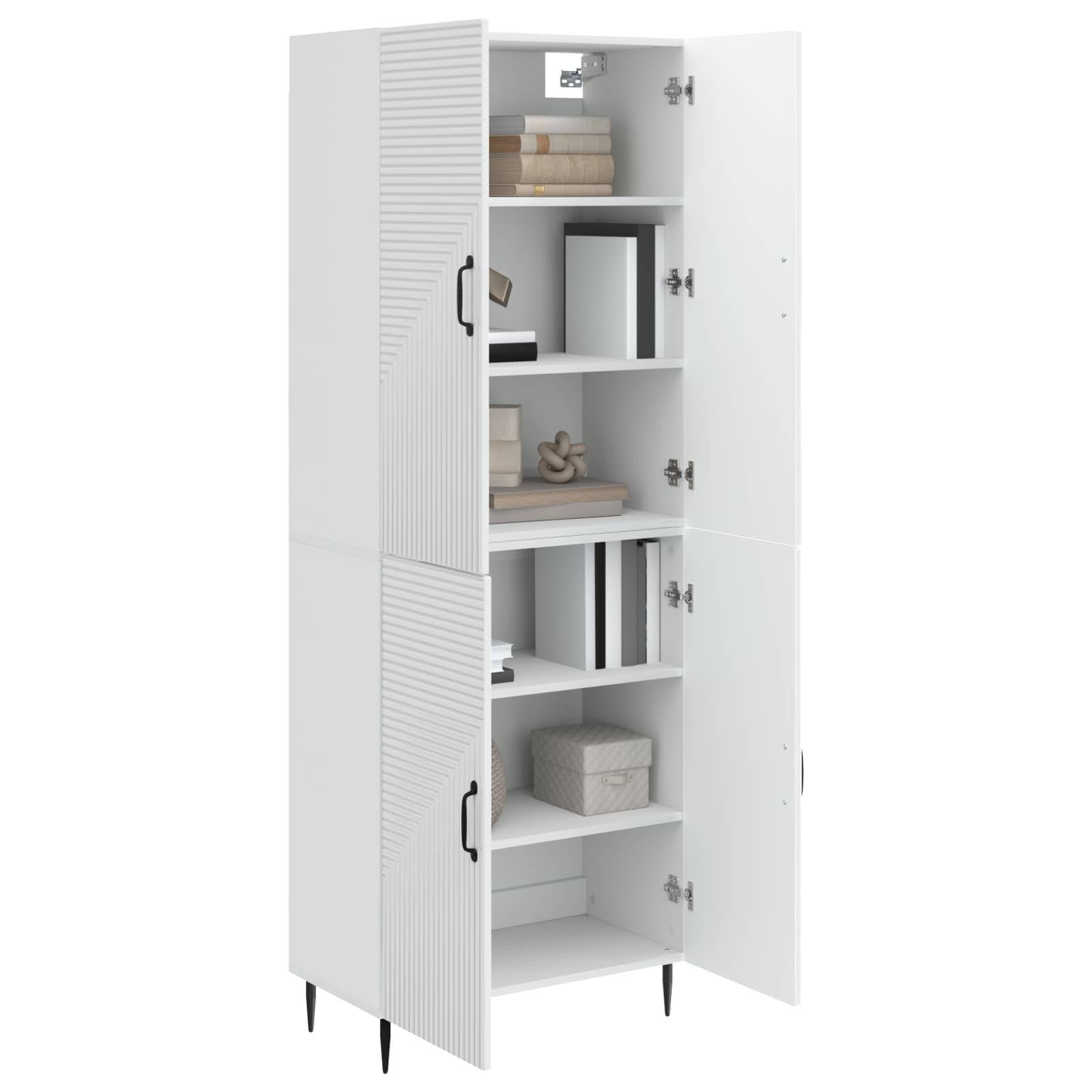 vidaXL Schrankset 2 pcs 66 x 34,5 x 89,5 cm Holzwerkstoff