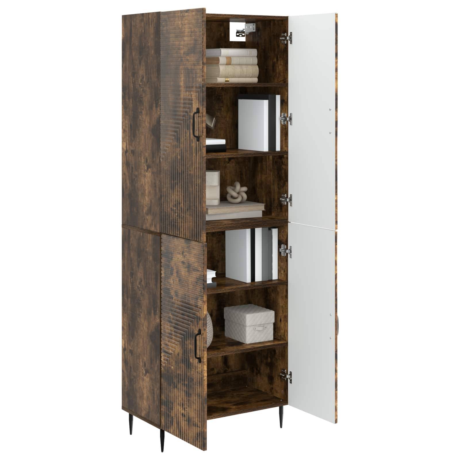 vidaXL Schrankset 2 pcs 66 x 34,5 x 89,5 cm Holzwerkstoff