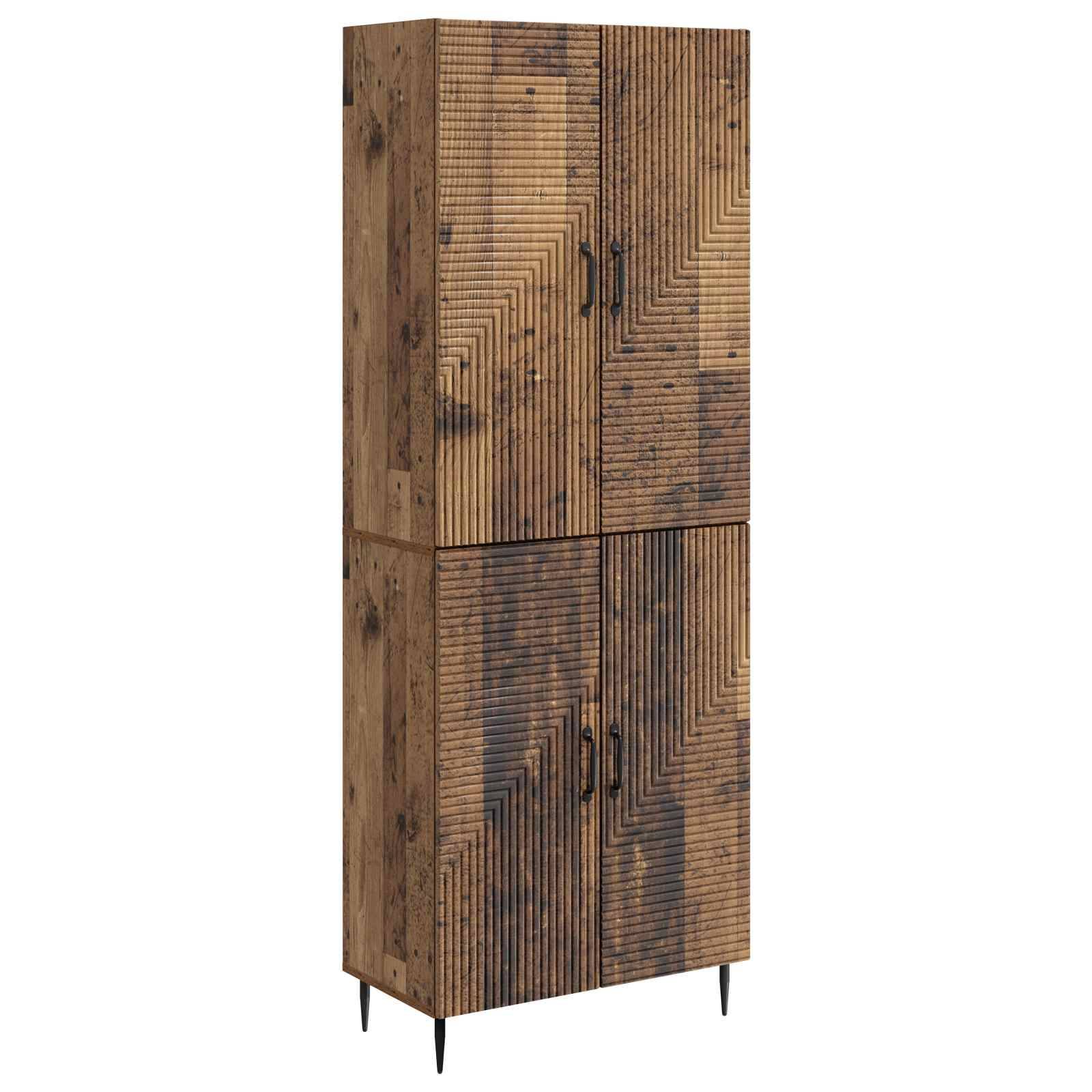 vidaXL Schrankset 2 pcs 66 x 34,5 x 89,5 cm Holzwerkstoff