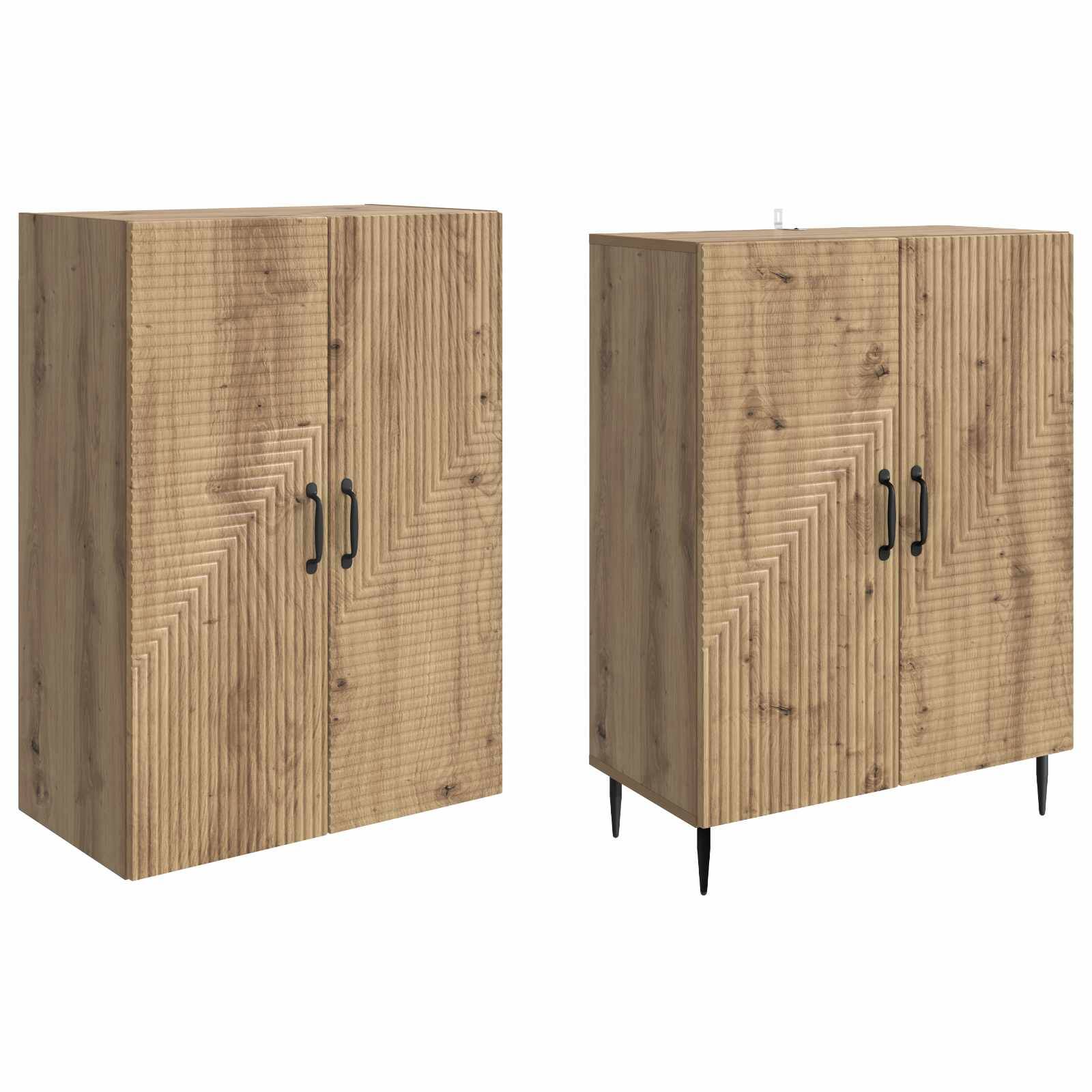 vidaXL Schrankset 2 Stk. Holzwerkstoff