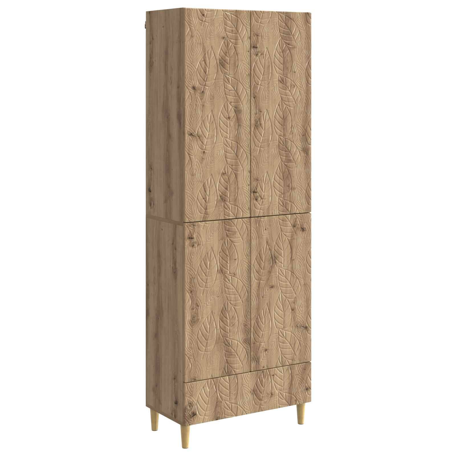 vidaXL Schrankset 2 Stk. Artisan-Eiche Holzwerkstoff
