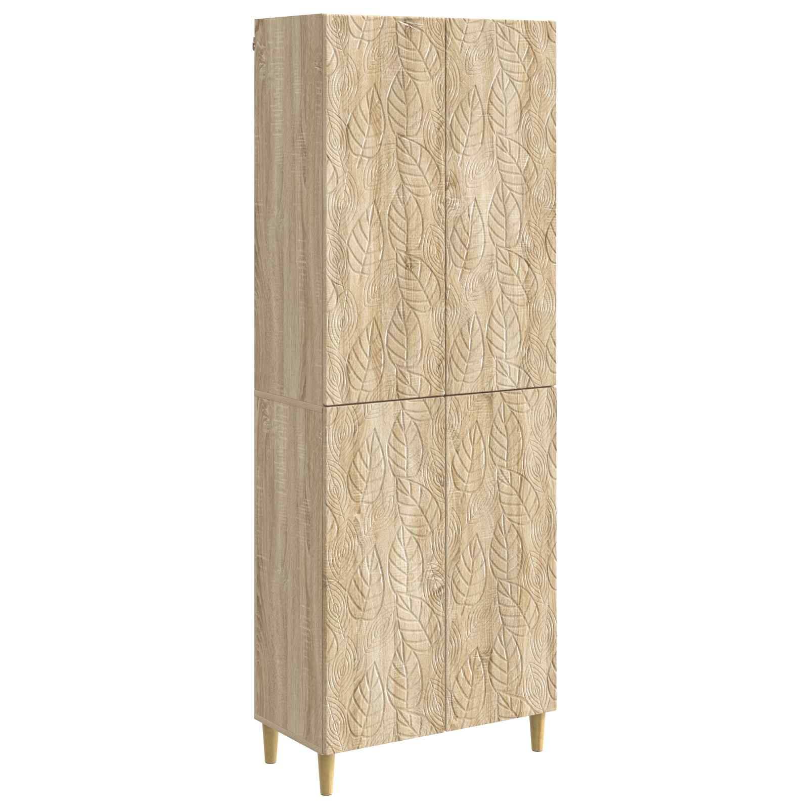 vidaXL Schrankset 2 pcs Sonoma-Eiche Holzwerkstoff