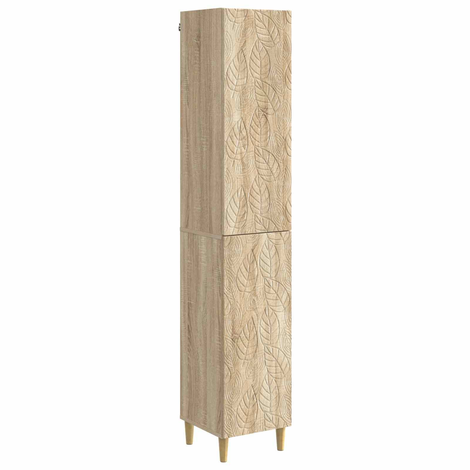 vidaXL Schrankset 2 pcs Sonoma-Eiche Holzwerkstoff