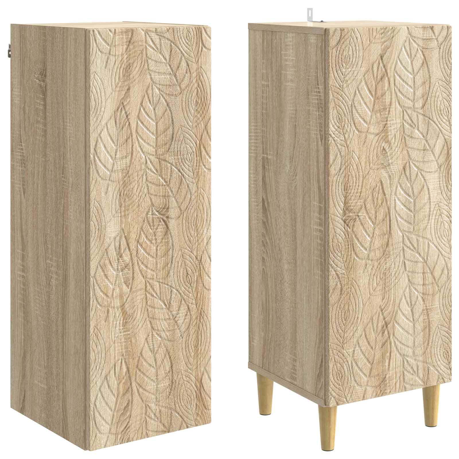 vidaXL Schrankset 2 pcs Sonoma-Eiche Holzwerkstoff