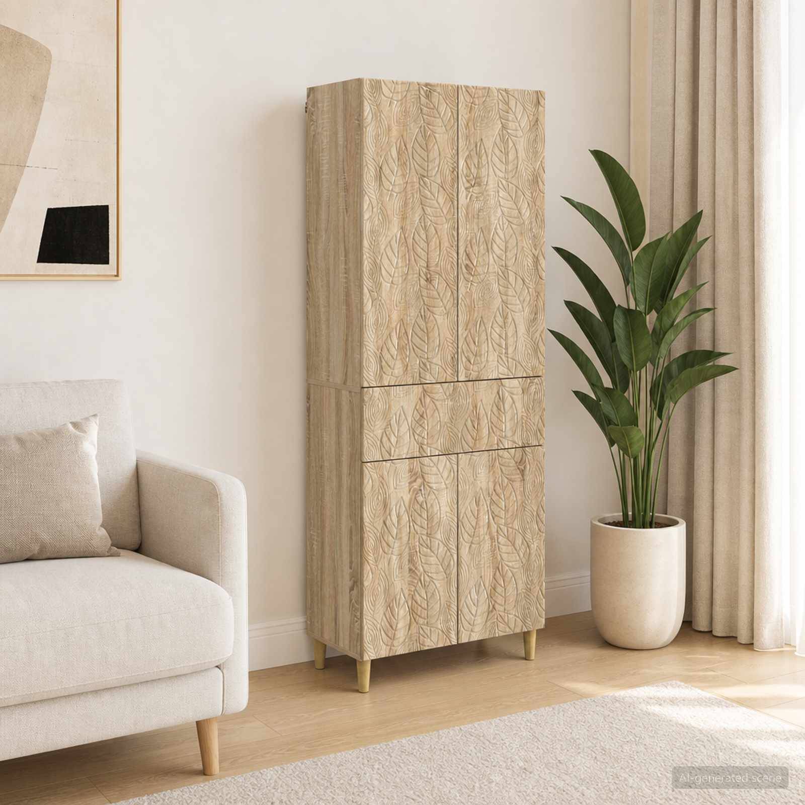 vidaXL Schrankset 2 pcs Holzwerkstoff