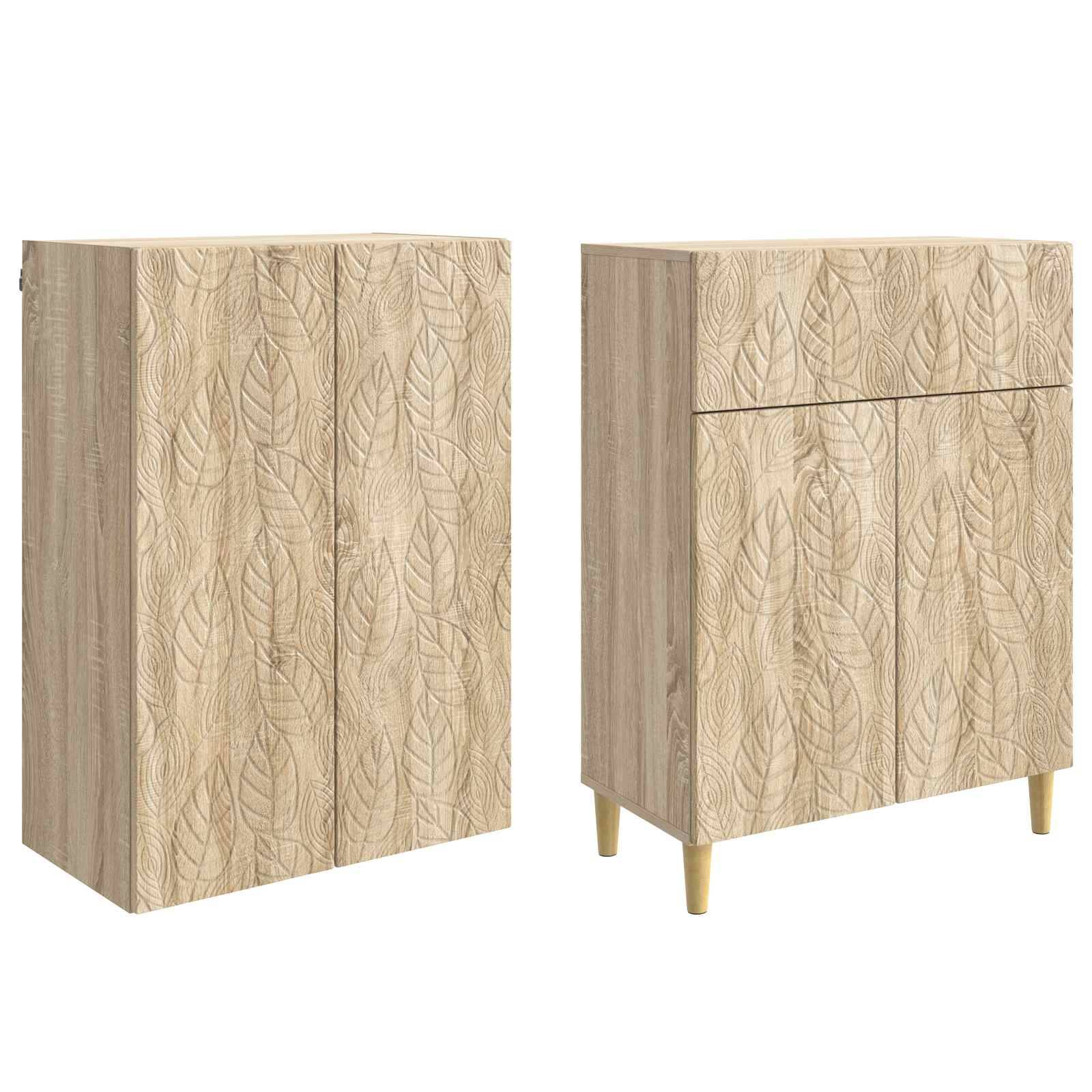 vidaXL Schrankset 2 pcs Holzwerkstoff