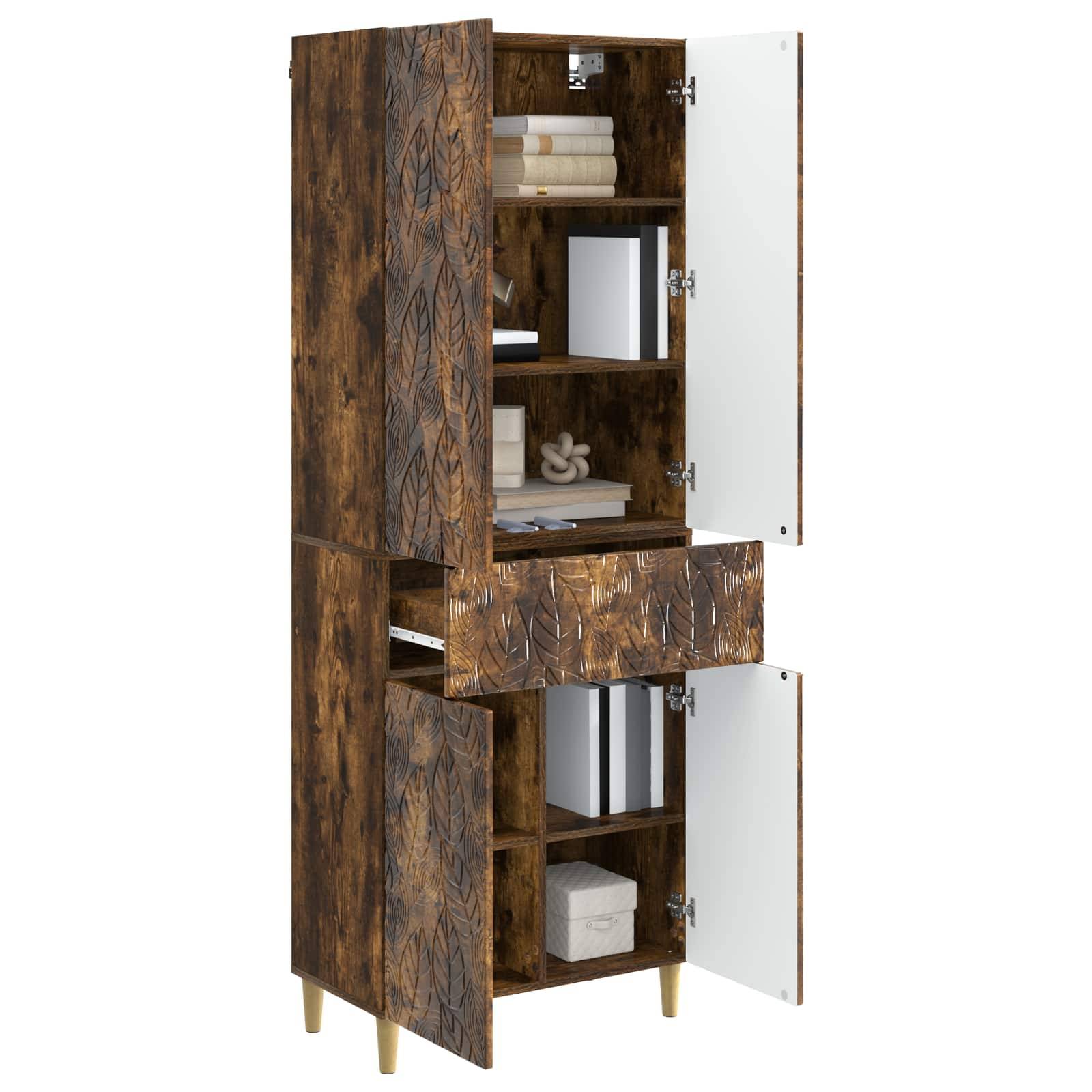 vidaXL Schrankset 2 pcs Holzwerkstoff