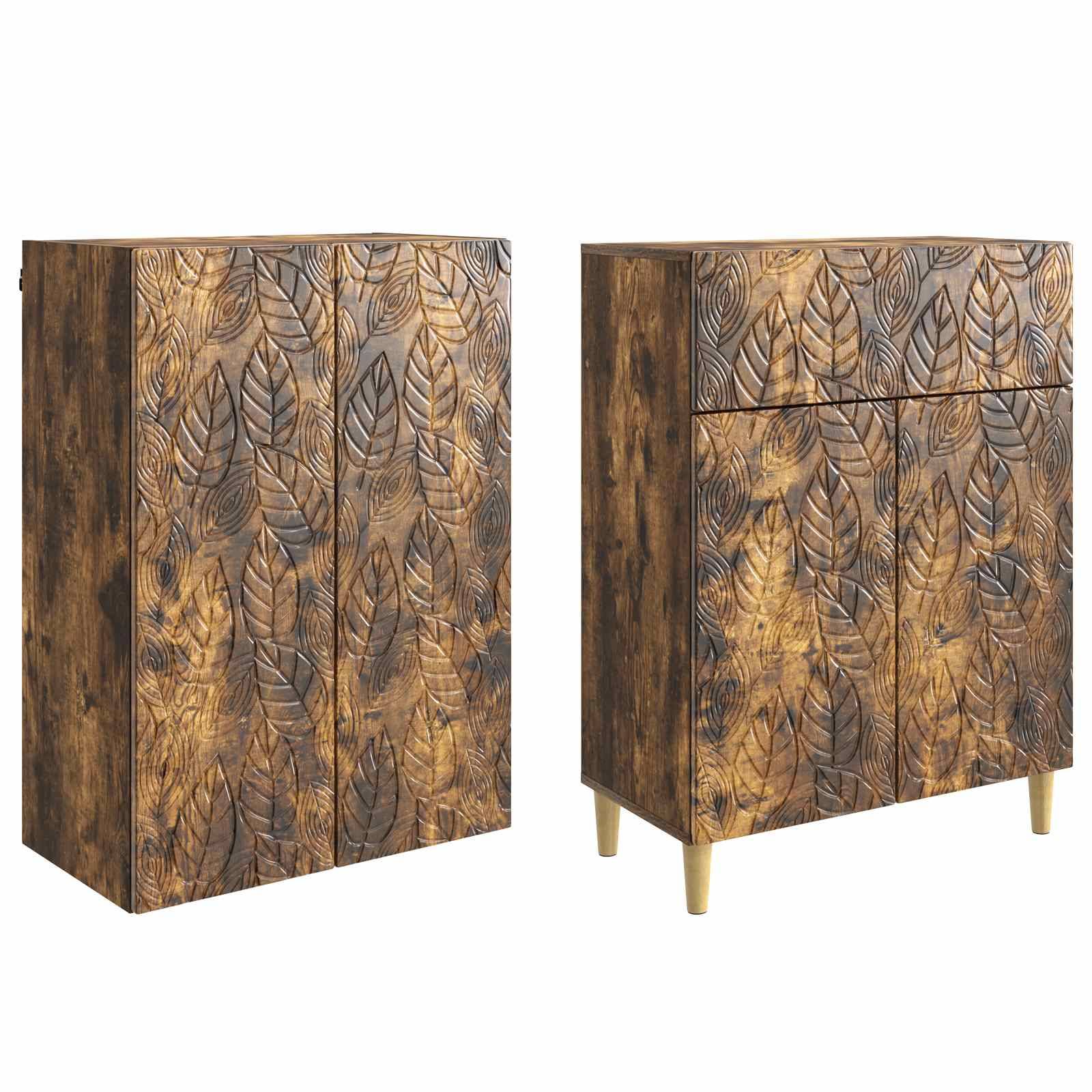 vidaXL Schrankset 2 pcs Holzwerkstoff