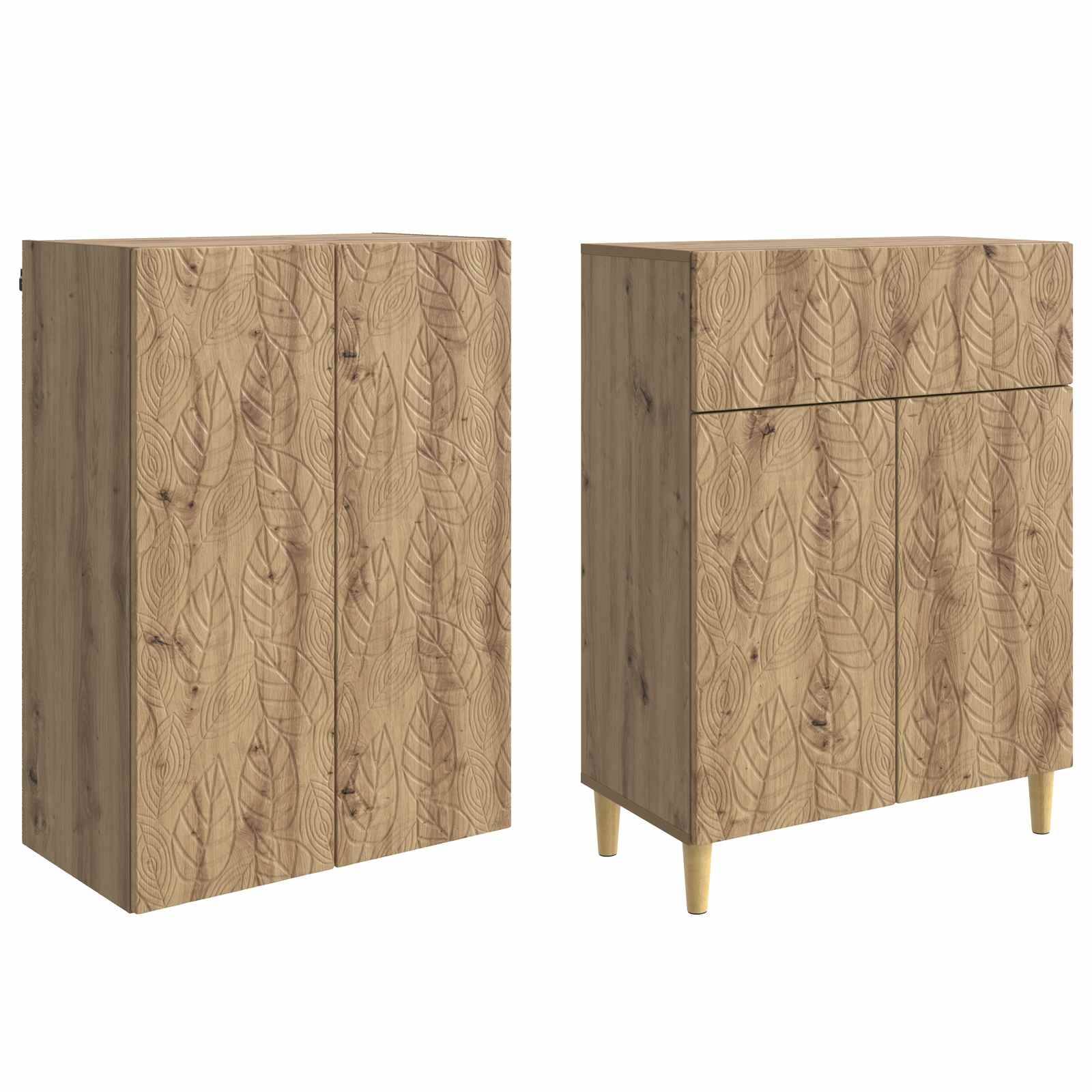 vidaXL Schrankset 2 Stk. Holzwerkstoff