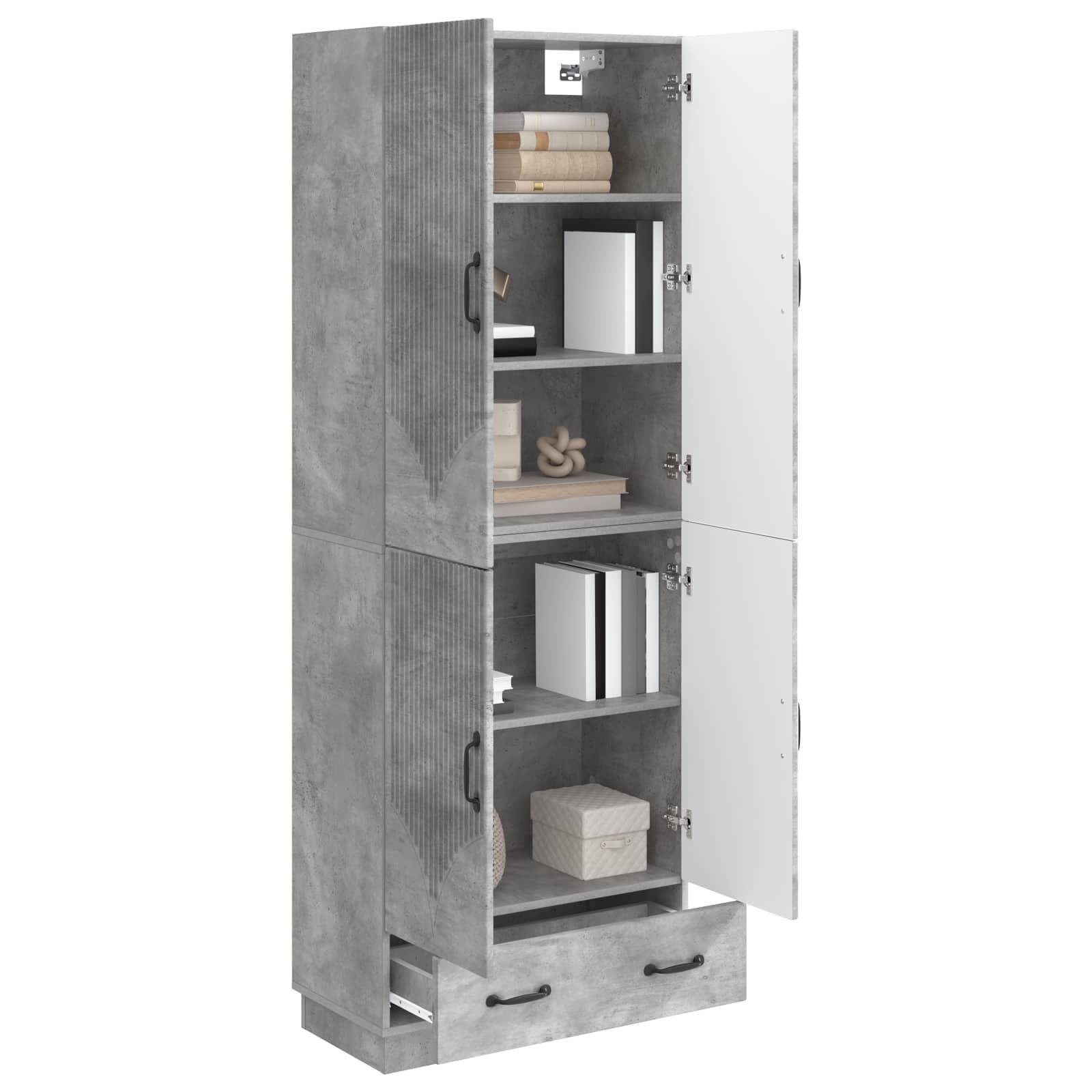 vidaXL Schrankset 2 pcs Holzwerkstoff