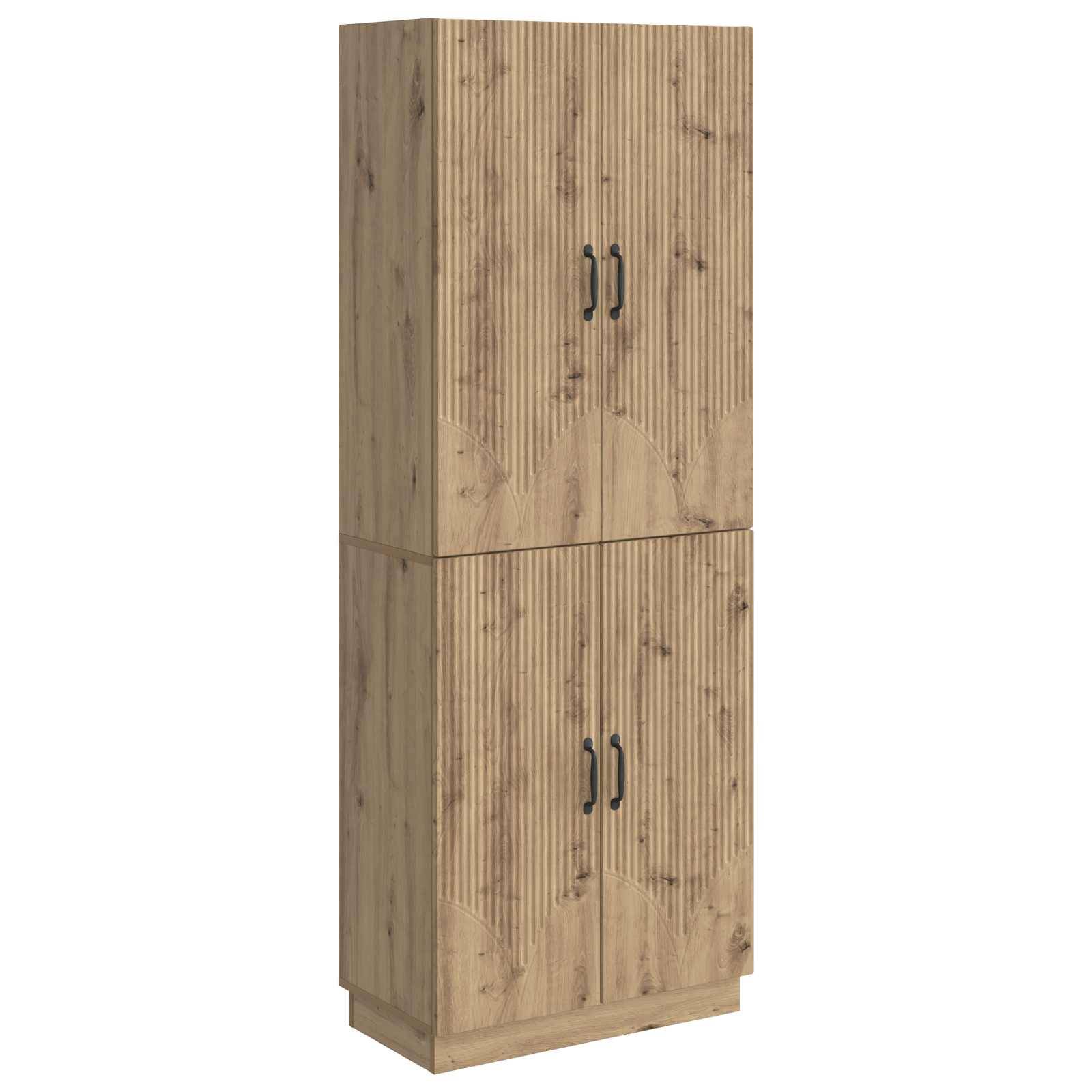 vidaXL Schrankset 2 Stk. Artisan-Eiche Holzwerkstoff