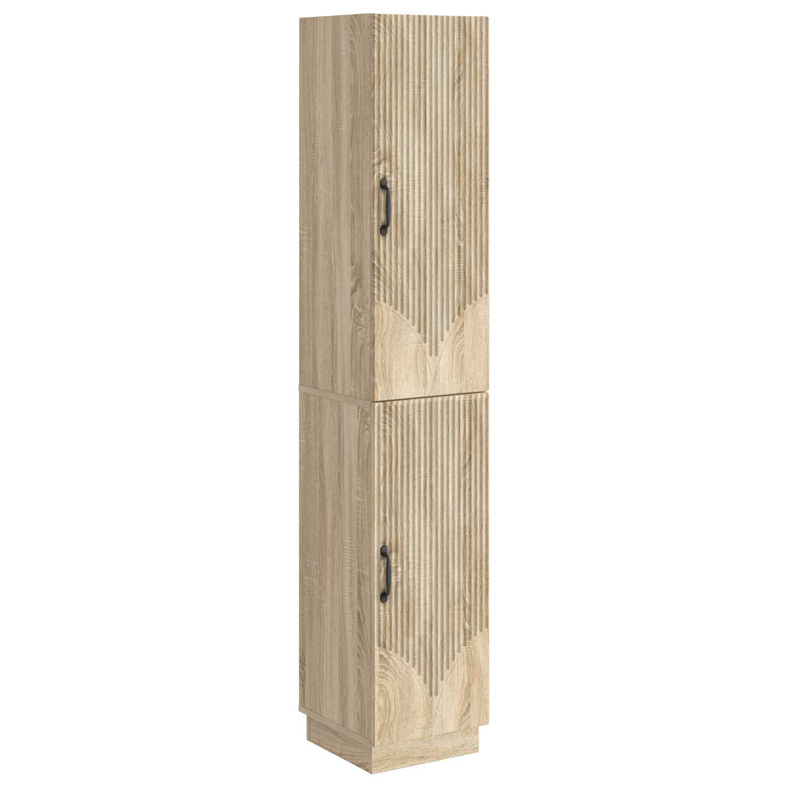 vidaXL Schrankset 2 pcs Sonoma-Eiche Holzwerkstoff