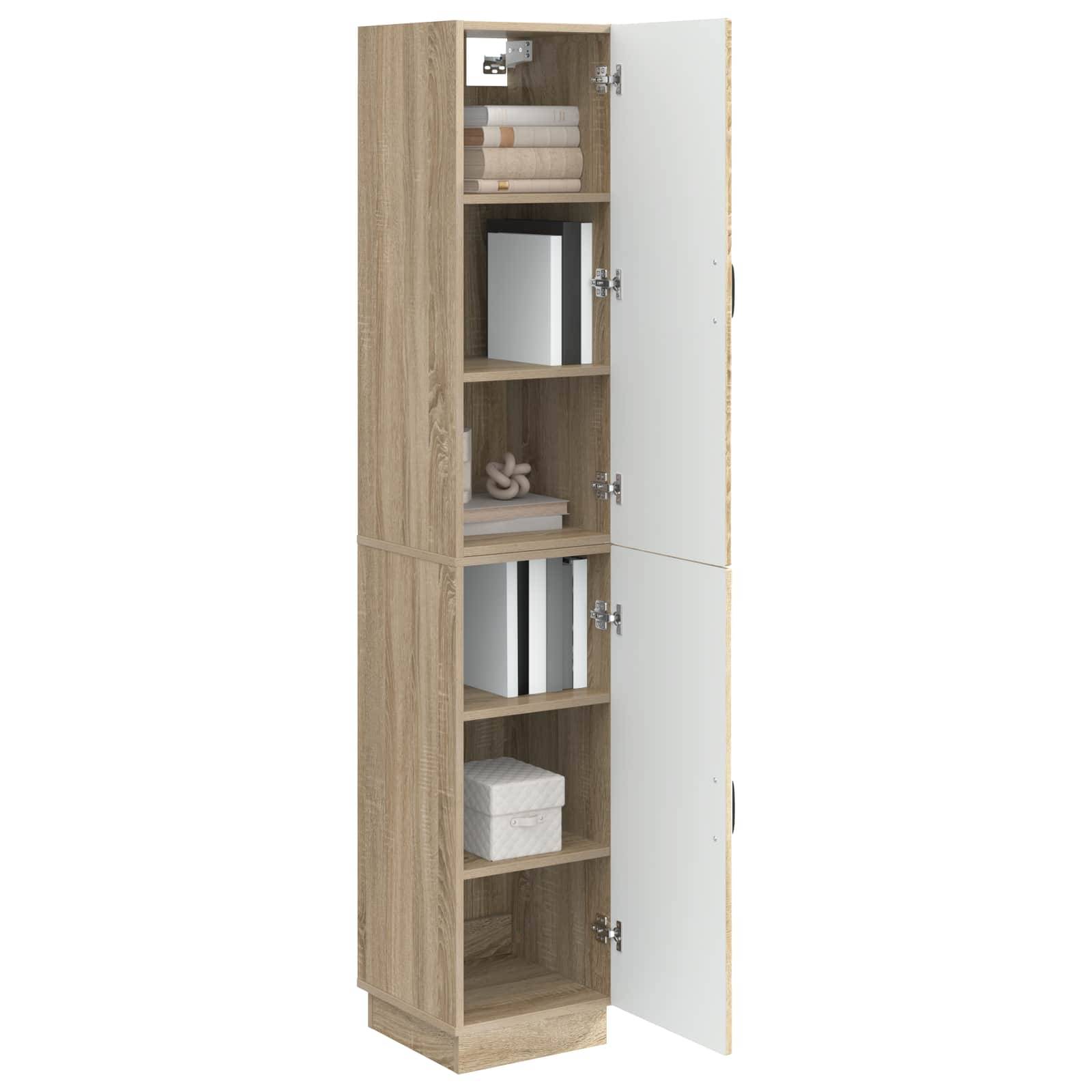 vidaXL Schrankset 2 pcs Sonoma-Eiche Holzwerkstoff