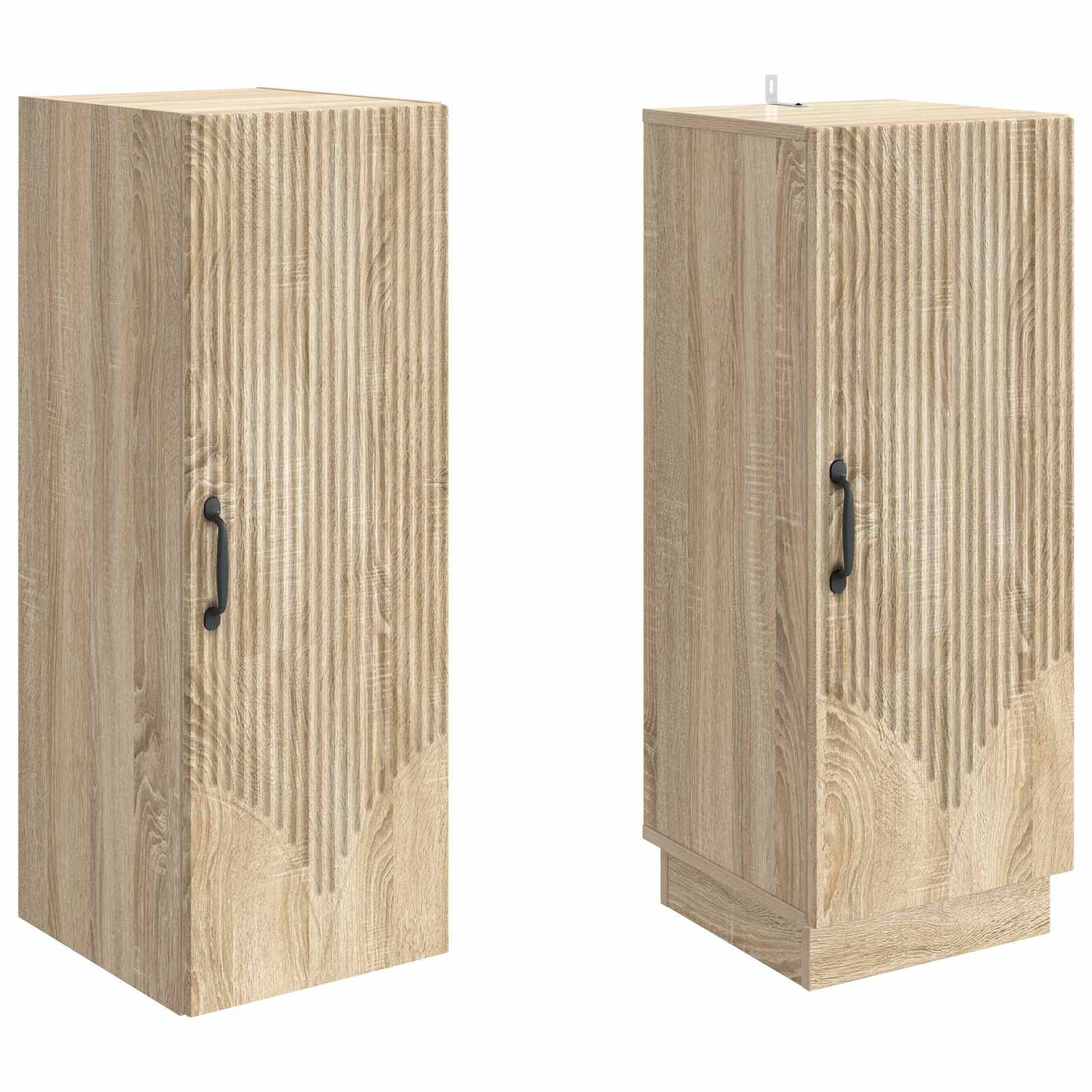 vidaXL Schrankset 2 pcs Sonoma-Eiche Holzwerkstoff