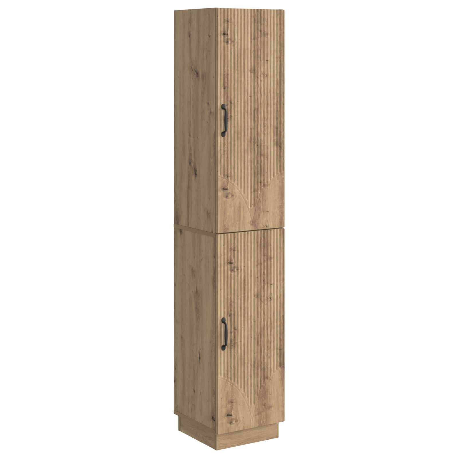 vidaXL Schrankset 2 Stk. Artisan-Eiche Holzwerkstoff