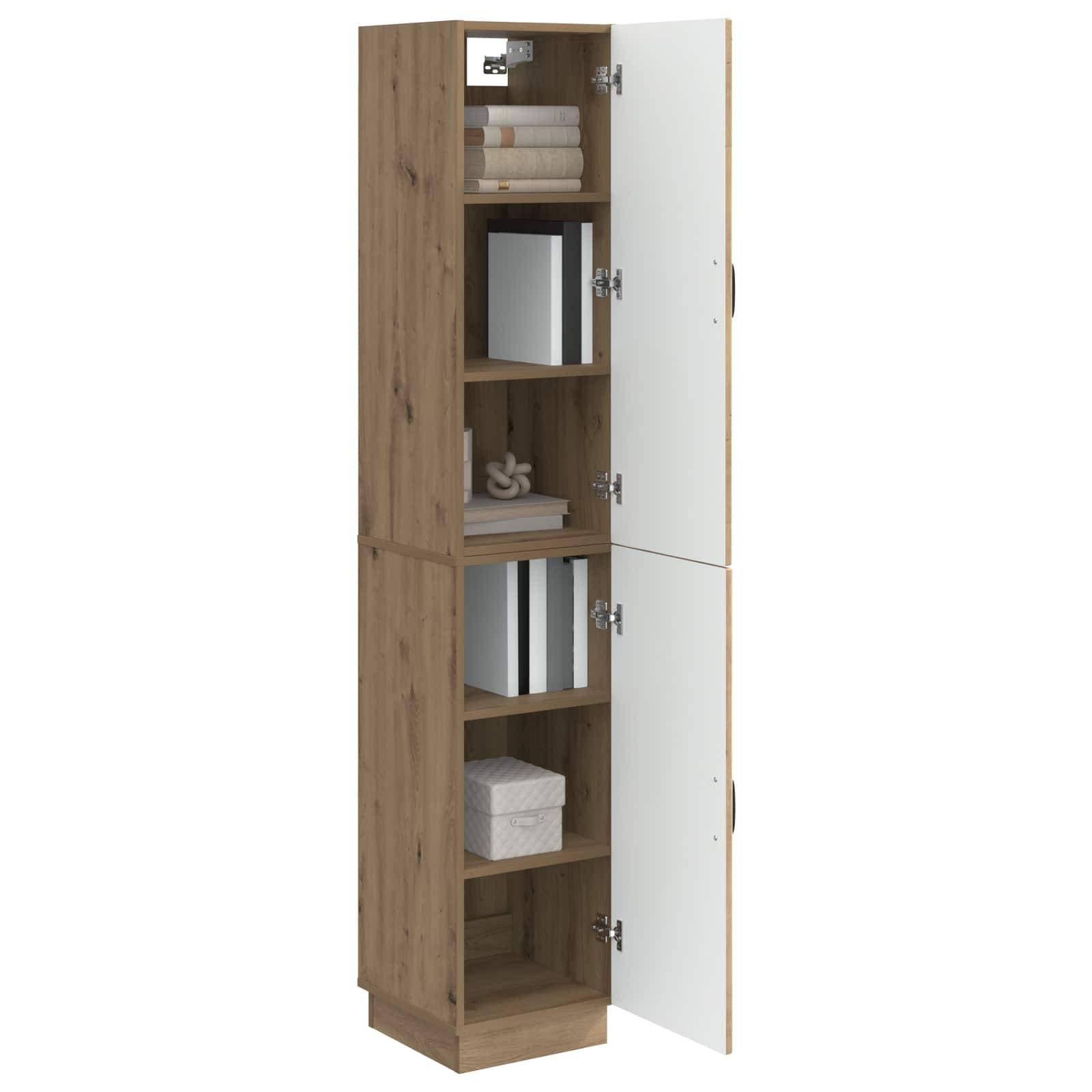 vidaXL Schrankset 2 Stk. Artisan-Eiche Holzwerkstoff