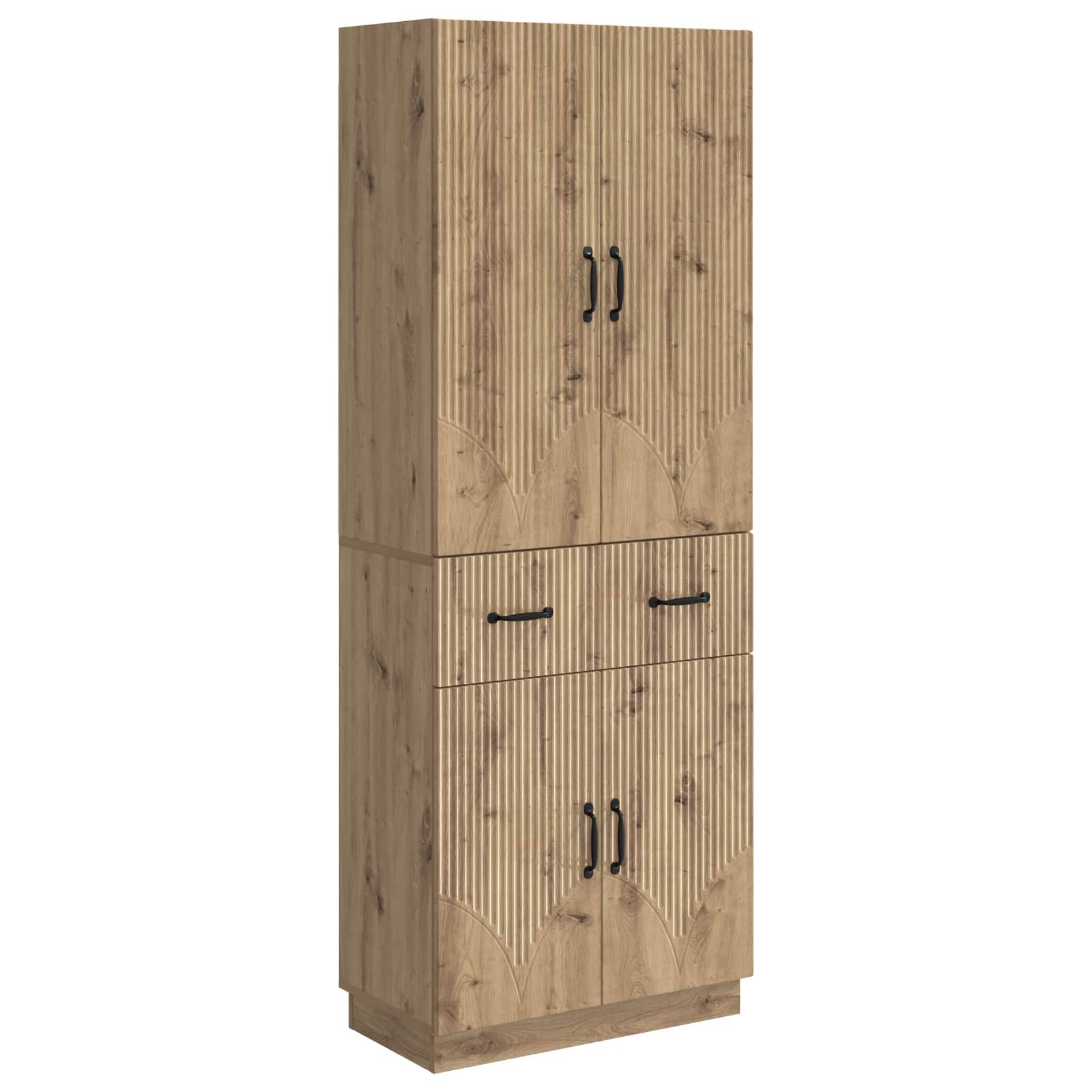vidaXL Schrankset 2 Stk. Artisan-Eiche Holzwerkstoff