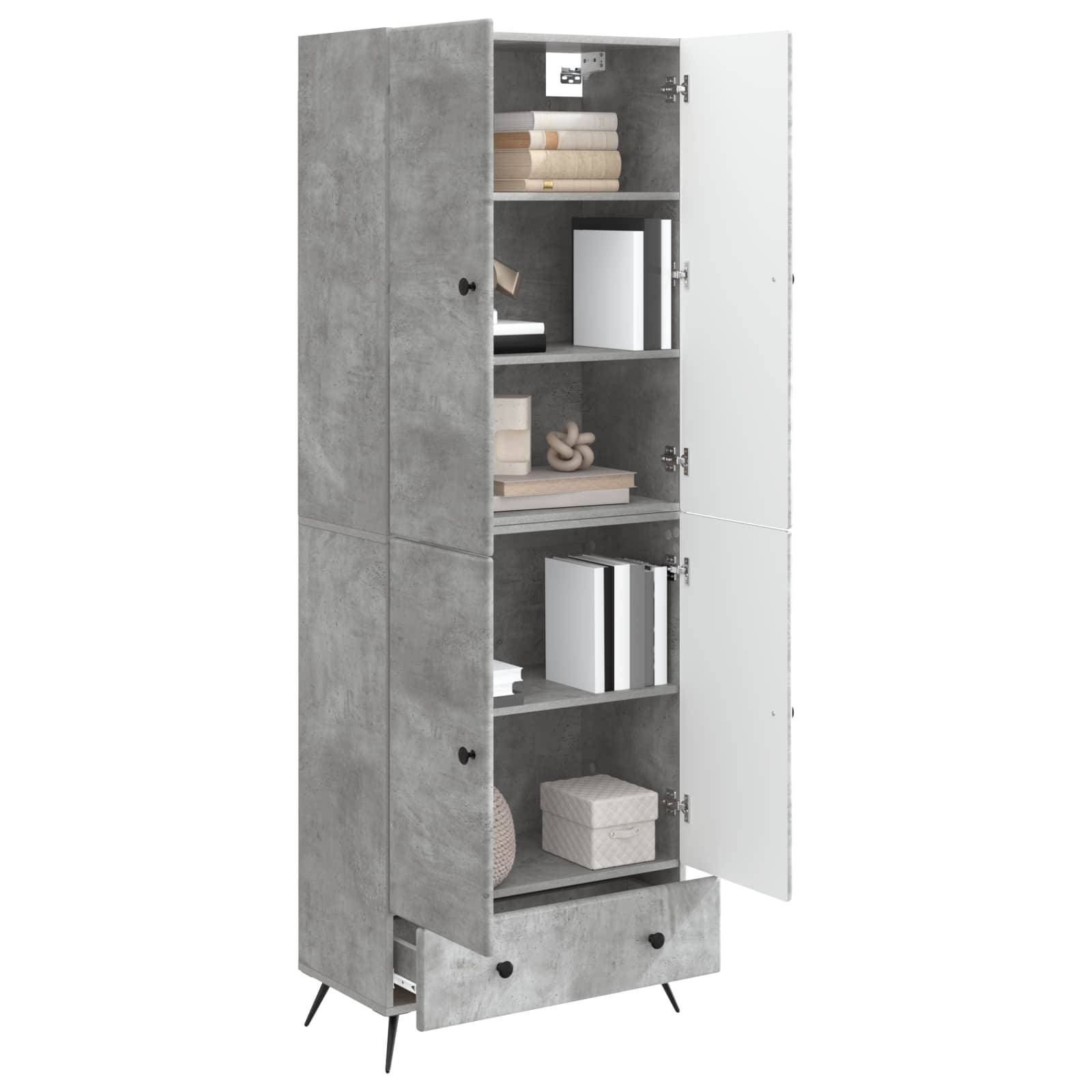 vidaXL Schrankset 2 pcs Holzwerkstoff