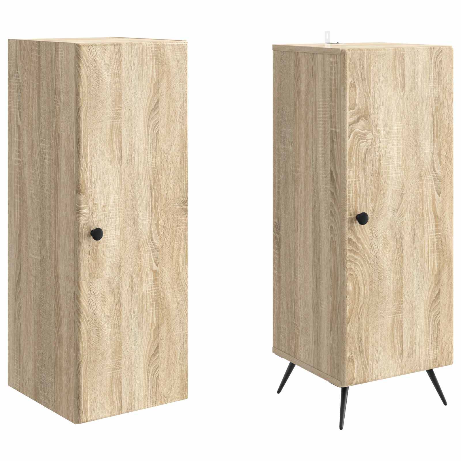 vidaXL Schrankset 2 pcs Sonoma-Eiche Holzwerkstoff