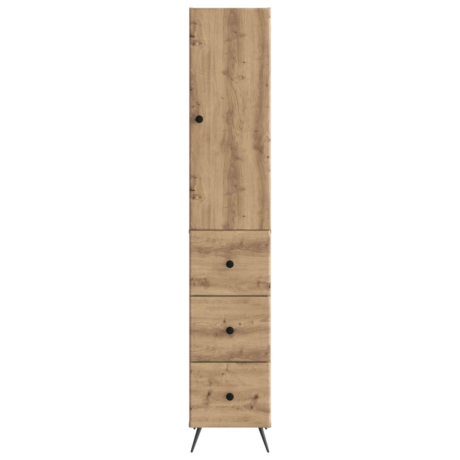 vidaXL Schrankset 2 pcs Artisan-Eiche 34,5 x 34,5 x 90 cm