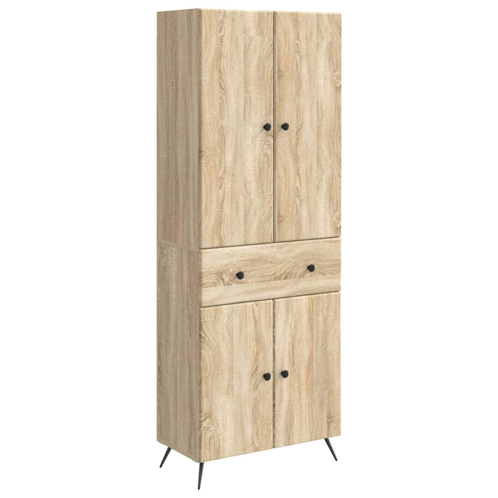 vidaXL 2 pcs Sonoma-Eiche