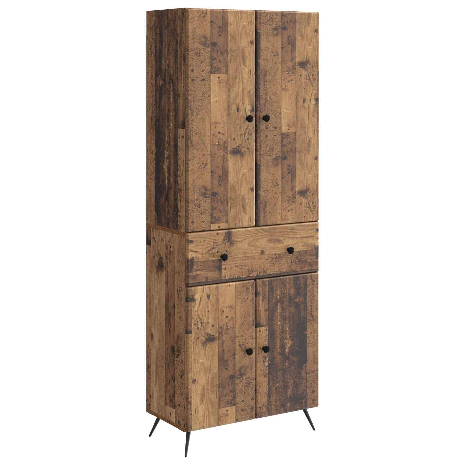 vidaXL 2 pcs Altholz