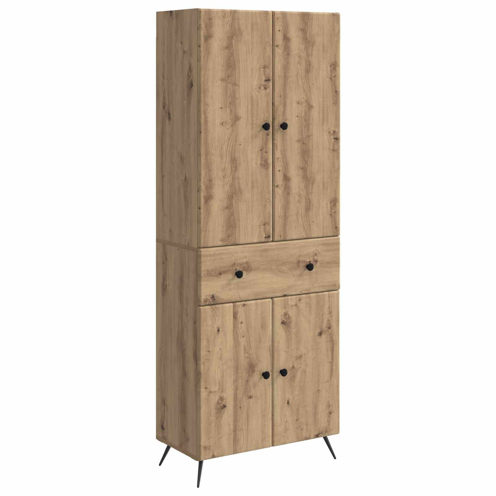 vidaXL 2 Stk. Artisan-Eiche