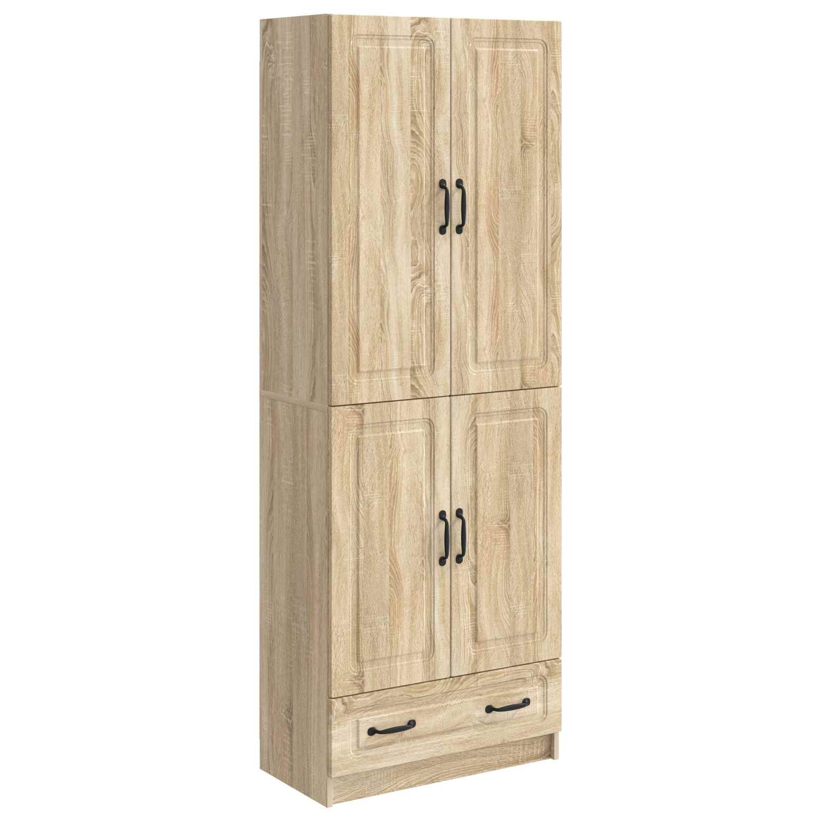 vidaXL Schrankset 2 pcs Sonoma-Eiche Holzwerkstoff