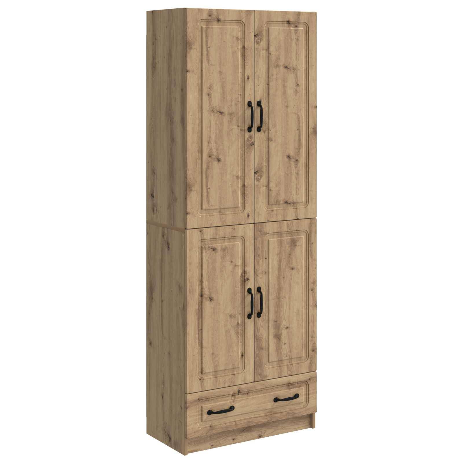 vidaXL Schrankset 2 Stk. Artisan-Eiche Holzwerkstoff