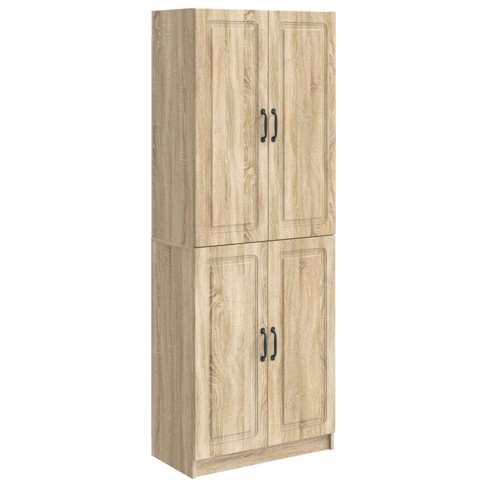 vidaXL Schrankset 2 pcs Sonoma-Eiche Holzwerkstoff