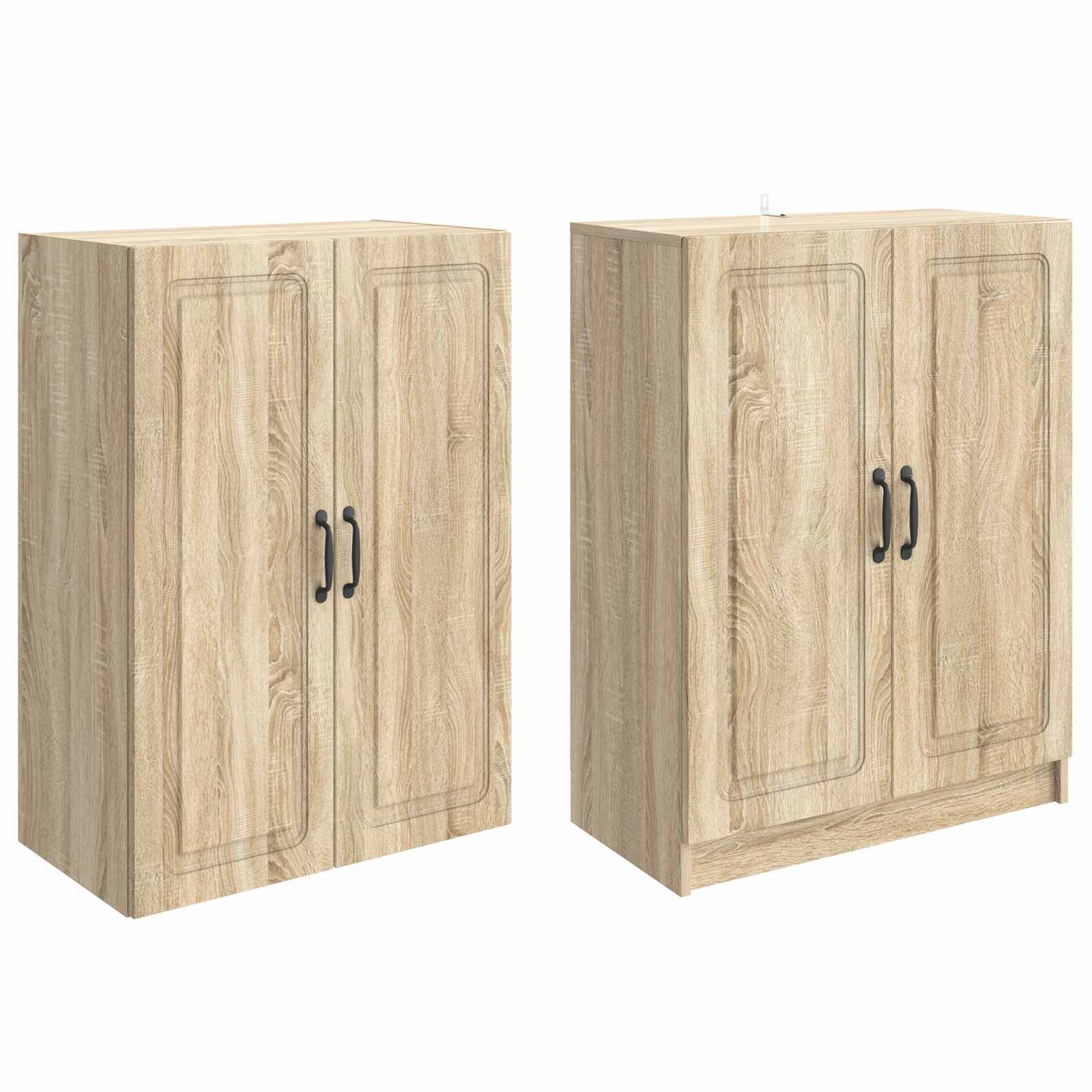 vidaXL Schrankset 2 pcs Sonoma-Eiche Holzwerkstoff