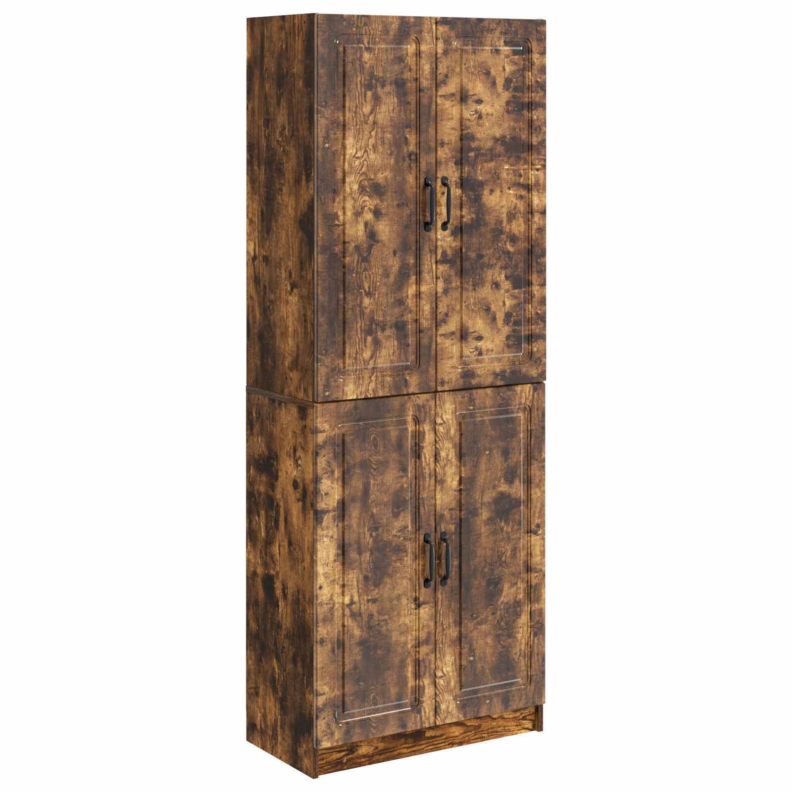 vidaXL Schrankset 2 pcs Geräucherte Eiche Holzwerkstoff