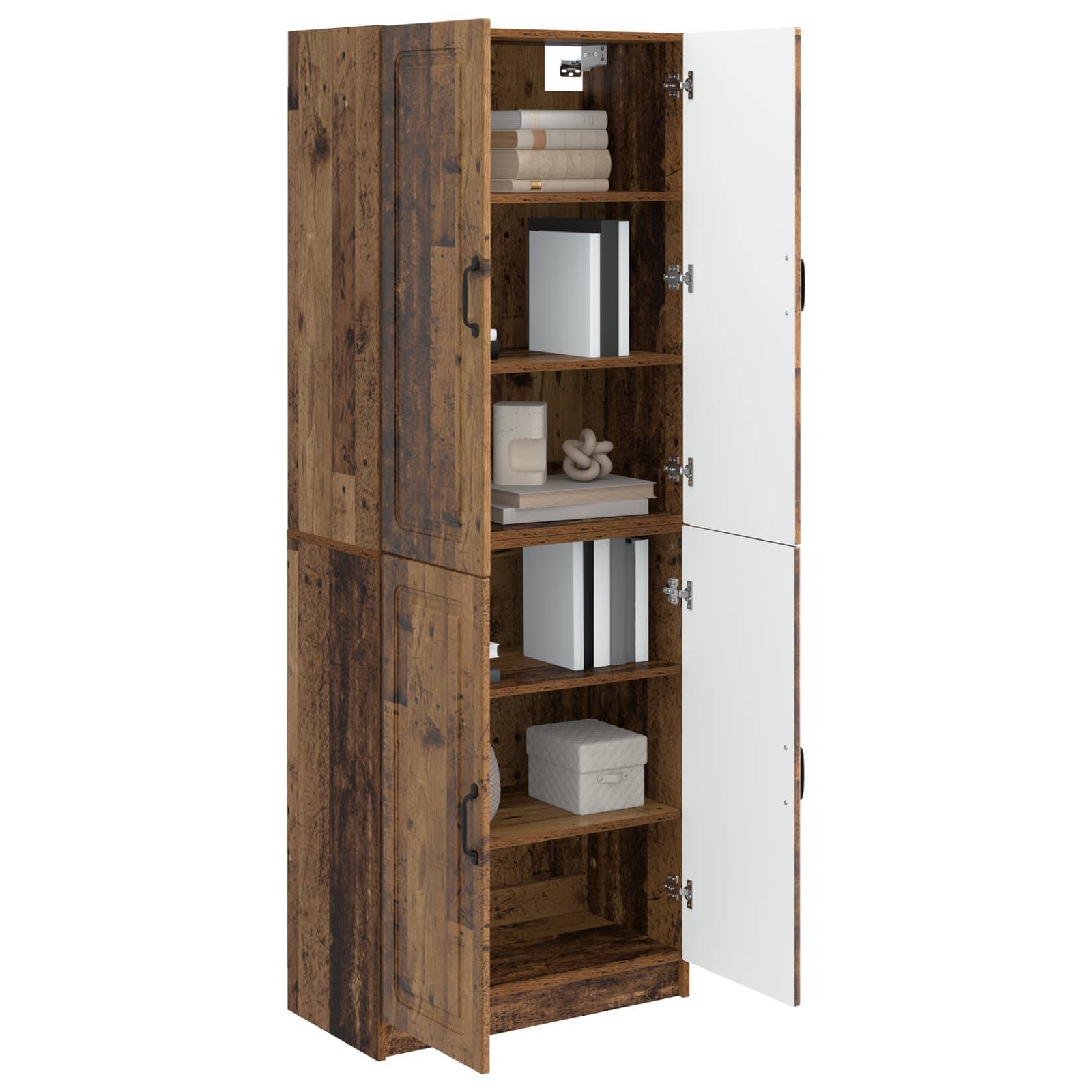 vidaXL Schrankset 2 pcs Holzwerkstoff
