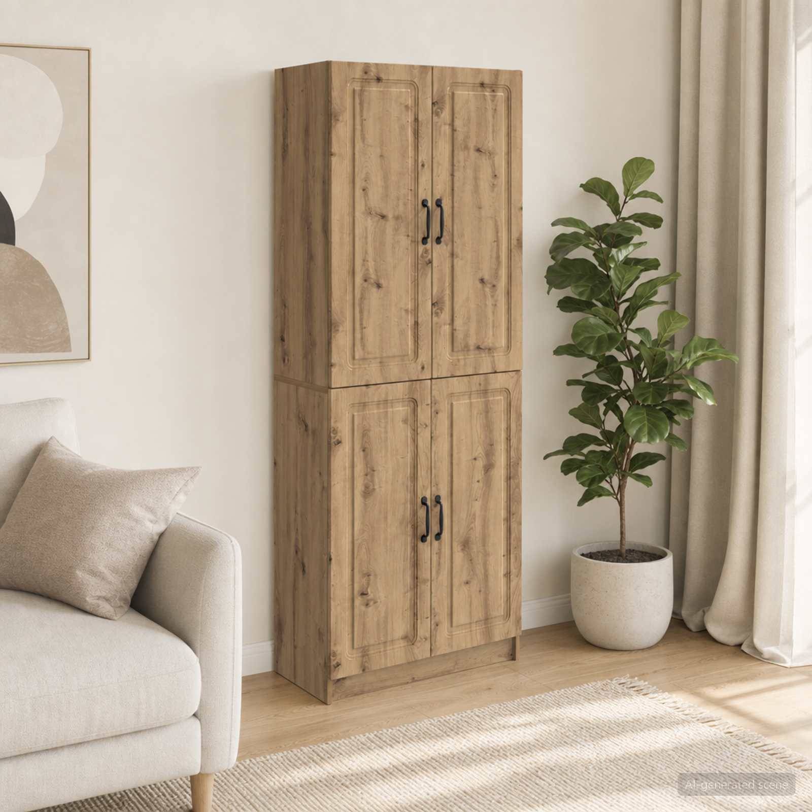 vidaXL Schrankset 2 Stk. Holzwerkstoff