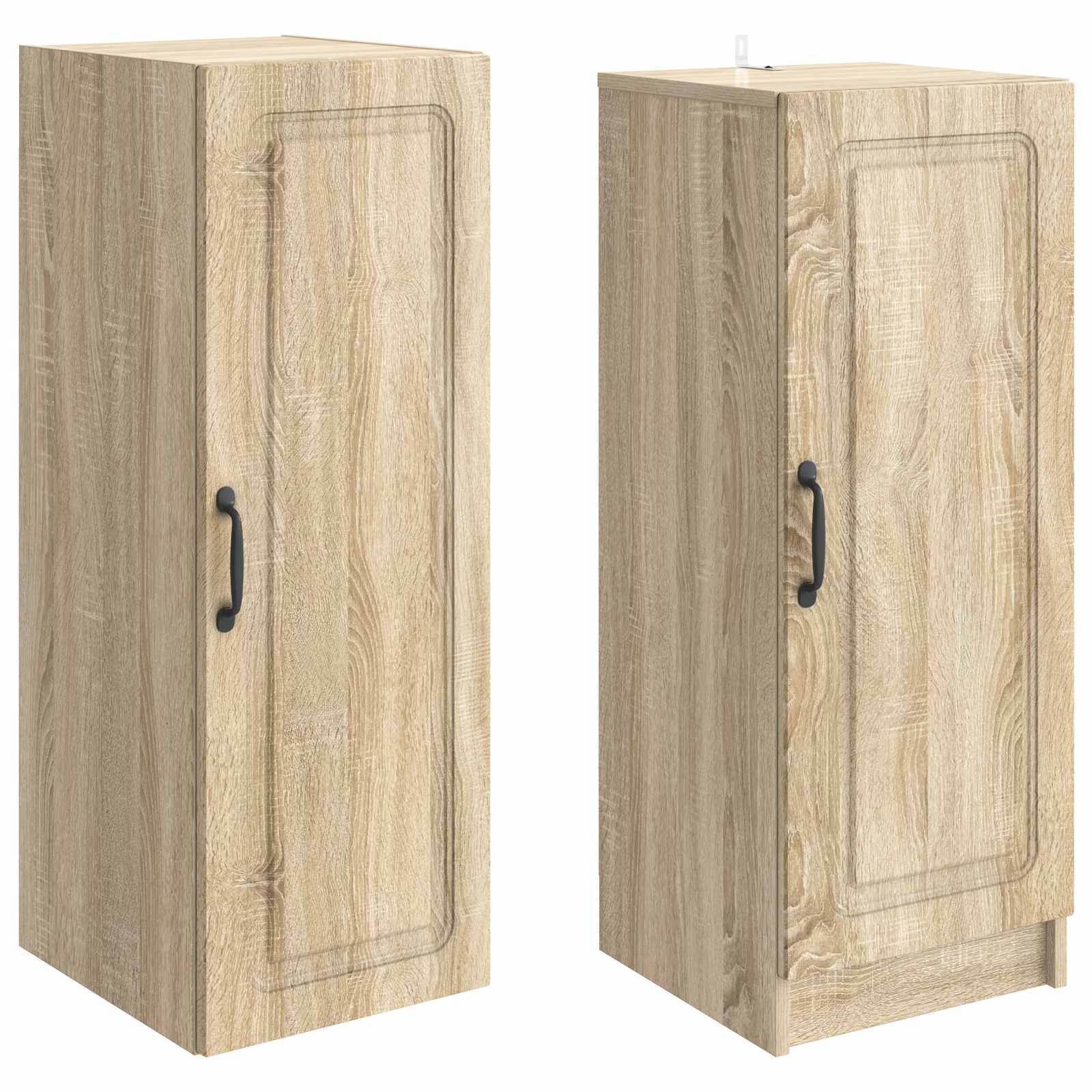 vidaXL Schrankset 2 pcs Sonoma-Eiche Holzwerkstoff