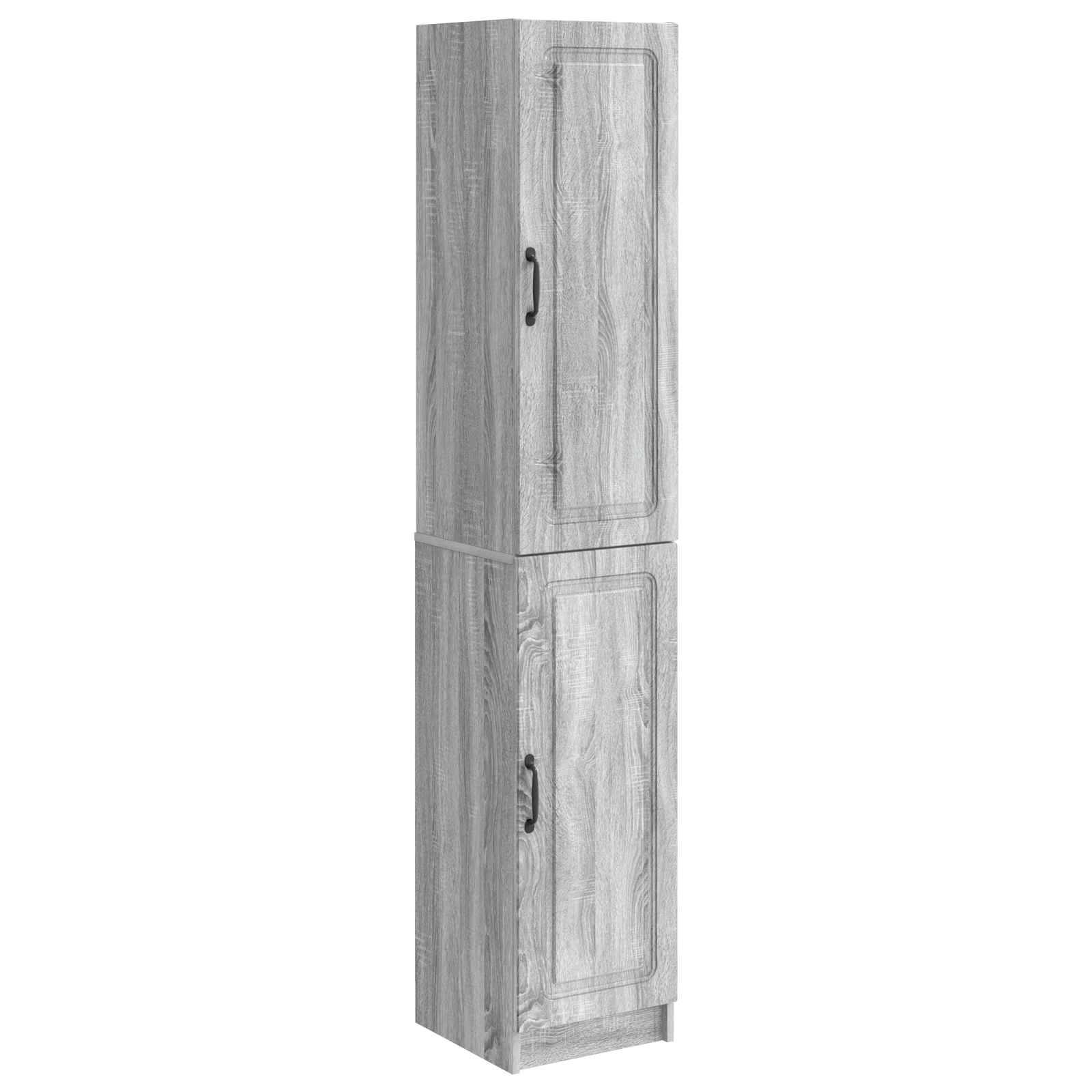 vidaXL Schrankset 2 pcs Grau Sonoma Holzwerkstoff