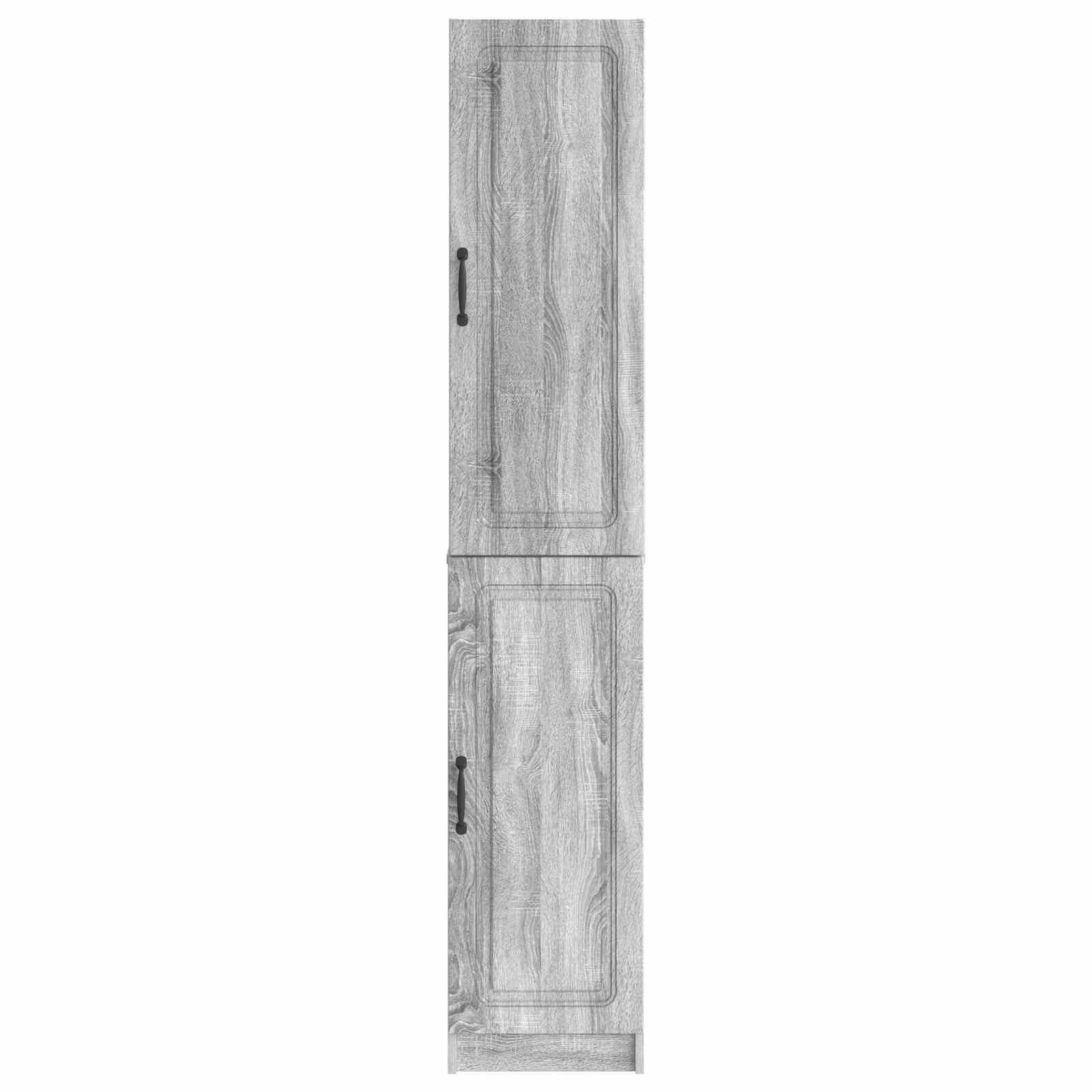 vidaXL Schrankset 2 pcs Grau Sonoma Holzwerkstoff