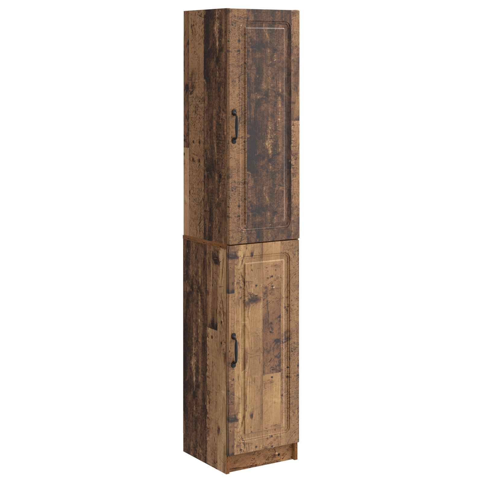 vidaXL Schrankset 2 pcs Altholz Holzwerkstoff