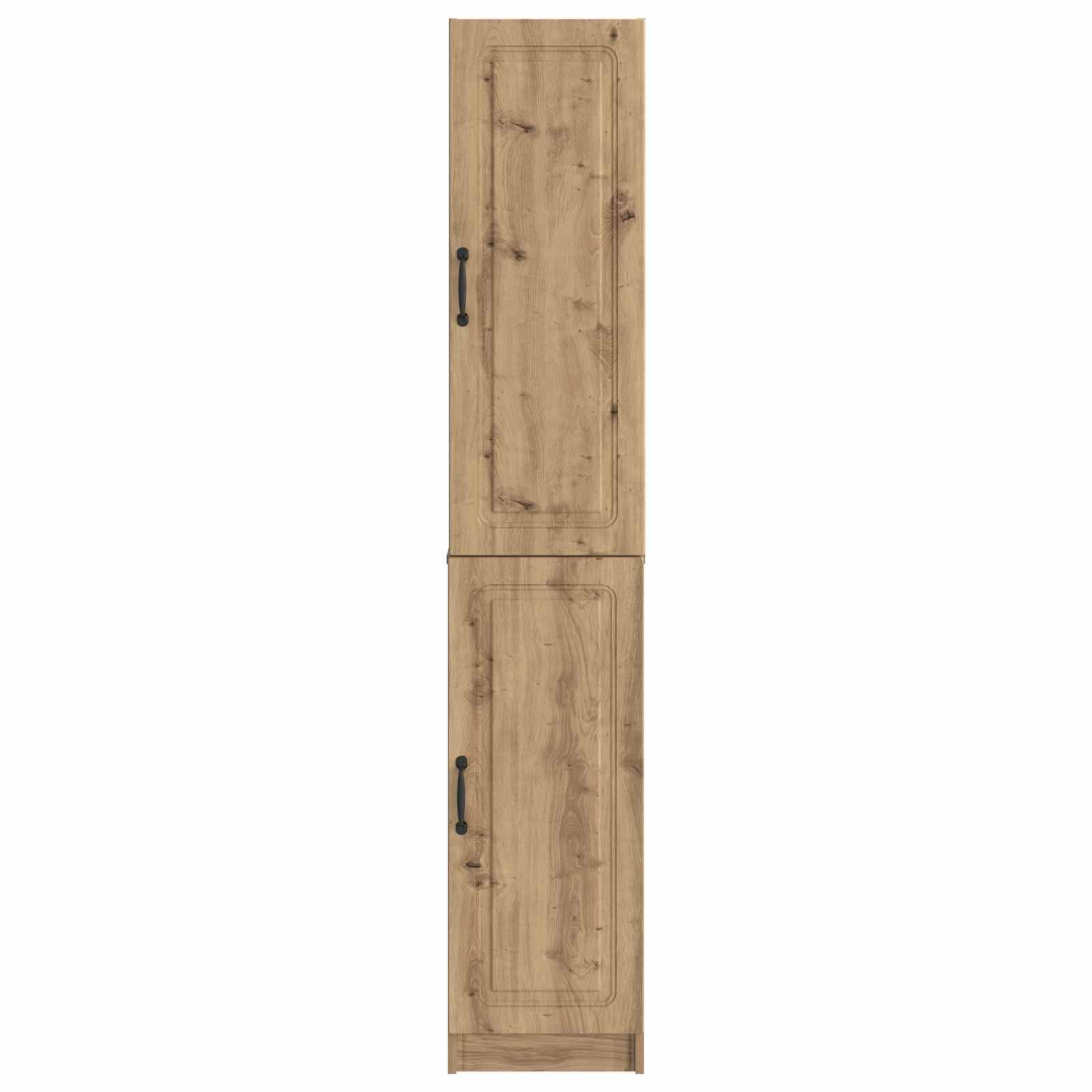 vidaXL Schrankset 2 pcs Artisan-Eiche Holzwerkstoff