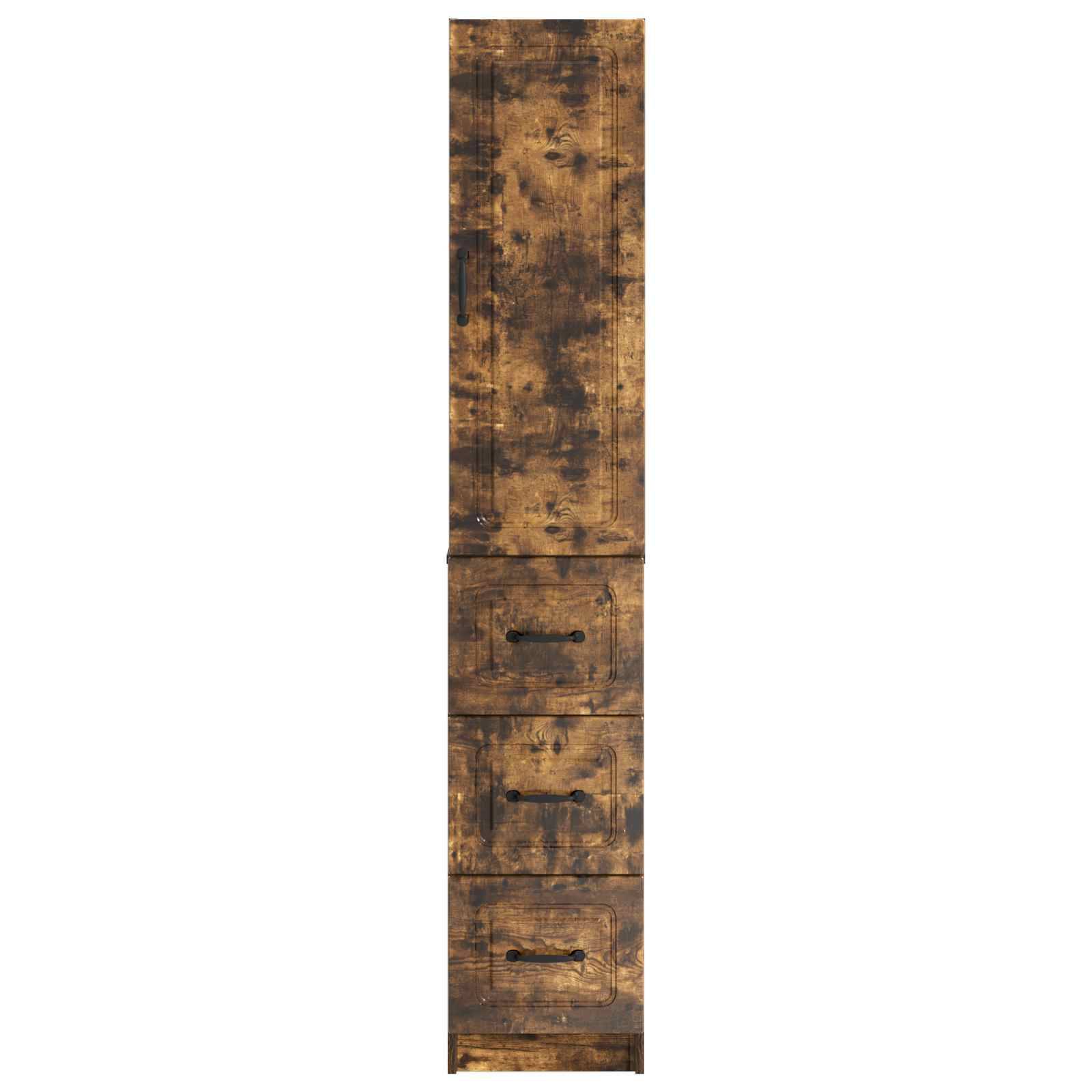 vidaXL Schrankset 2 pcs Geräucherte Eiche 33 x 34,5 x 87 cm