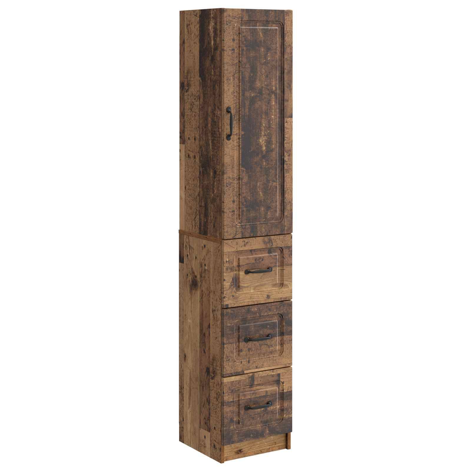 vidaXL Schrankset 2 pcs Altholz 33 x 34,5 x 87 cm Holzwerkstoff