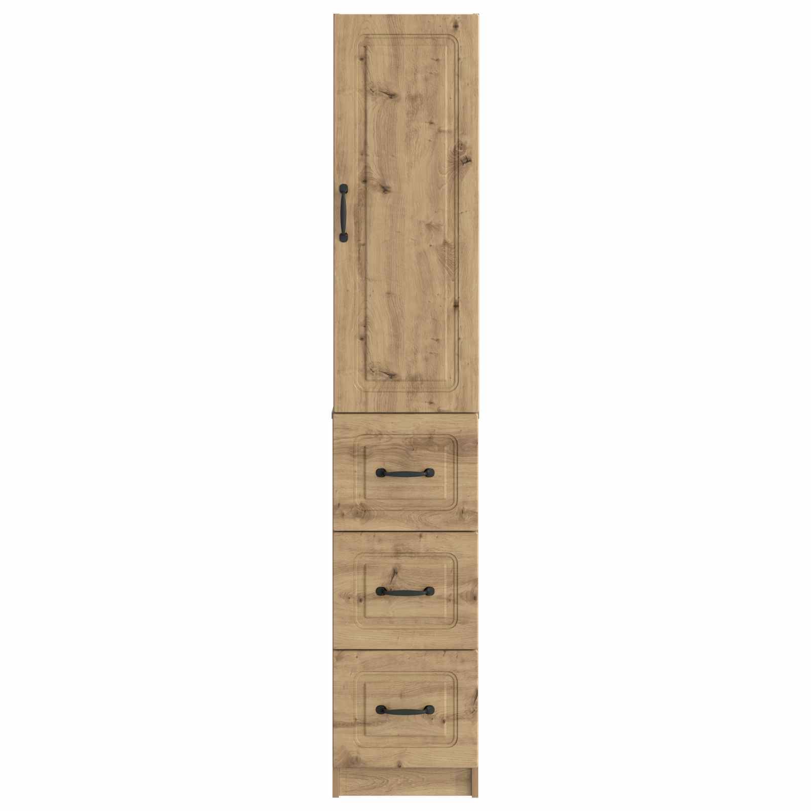 vidaXL Schrankset 2 pcs Artisan-Eiche 33 x 34,5 x 87 cm Holzwerkstoff