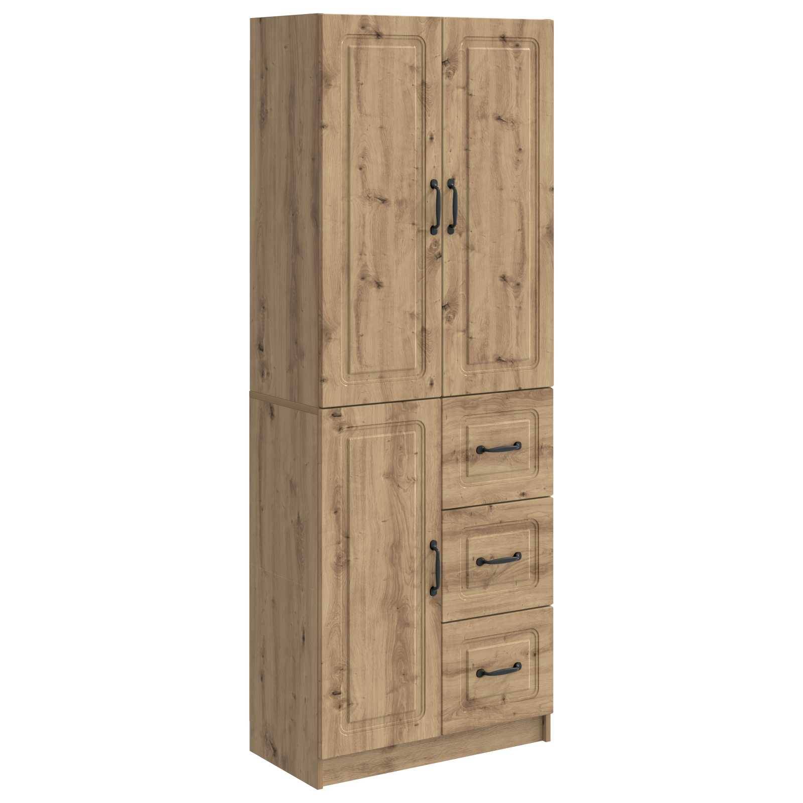 vidaXL Schrankset 2 Stk. Artisan-Eiche Holzwerkstoff