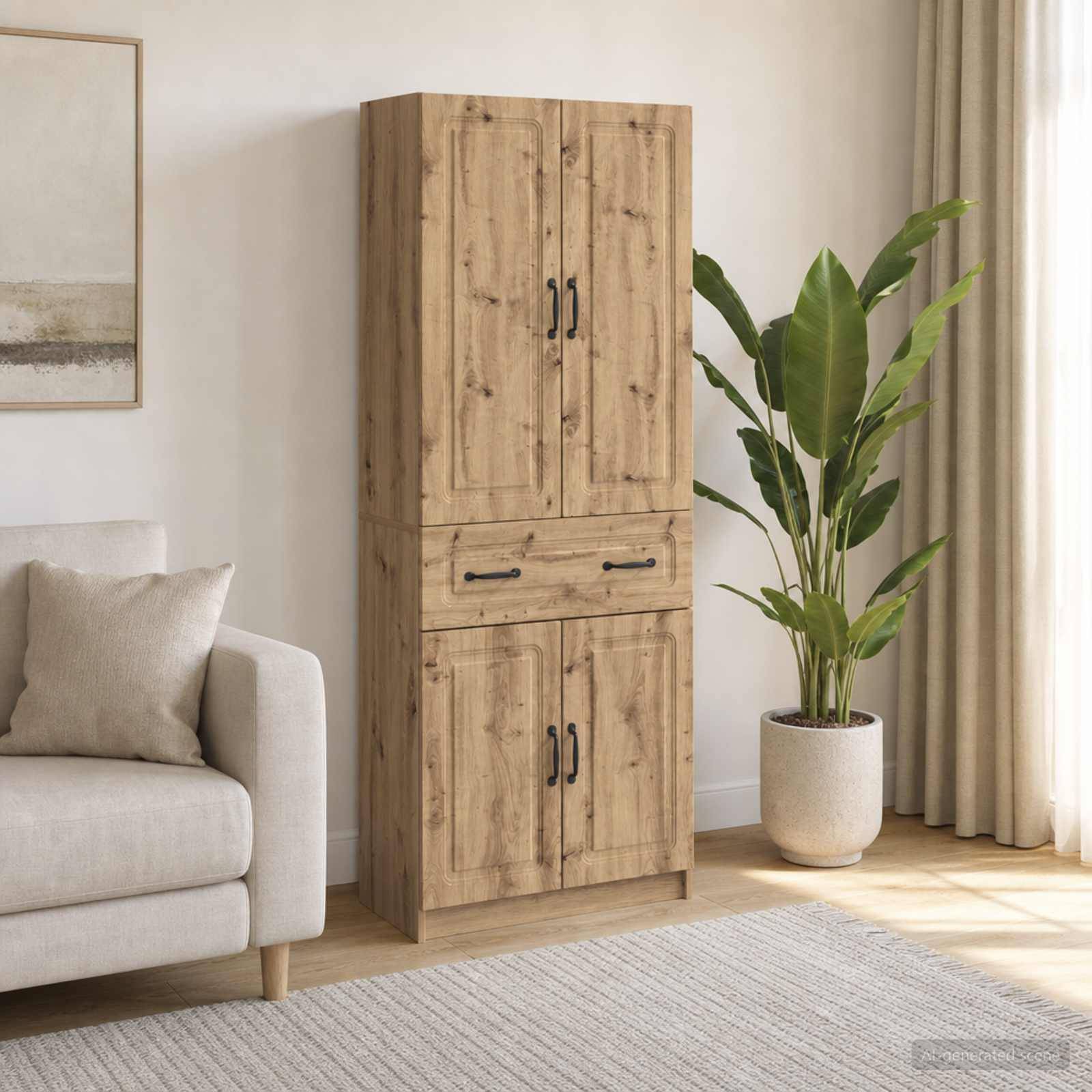 vidaXL Schrankset 2 Stk. Holzwerkstoff