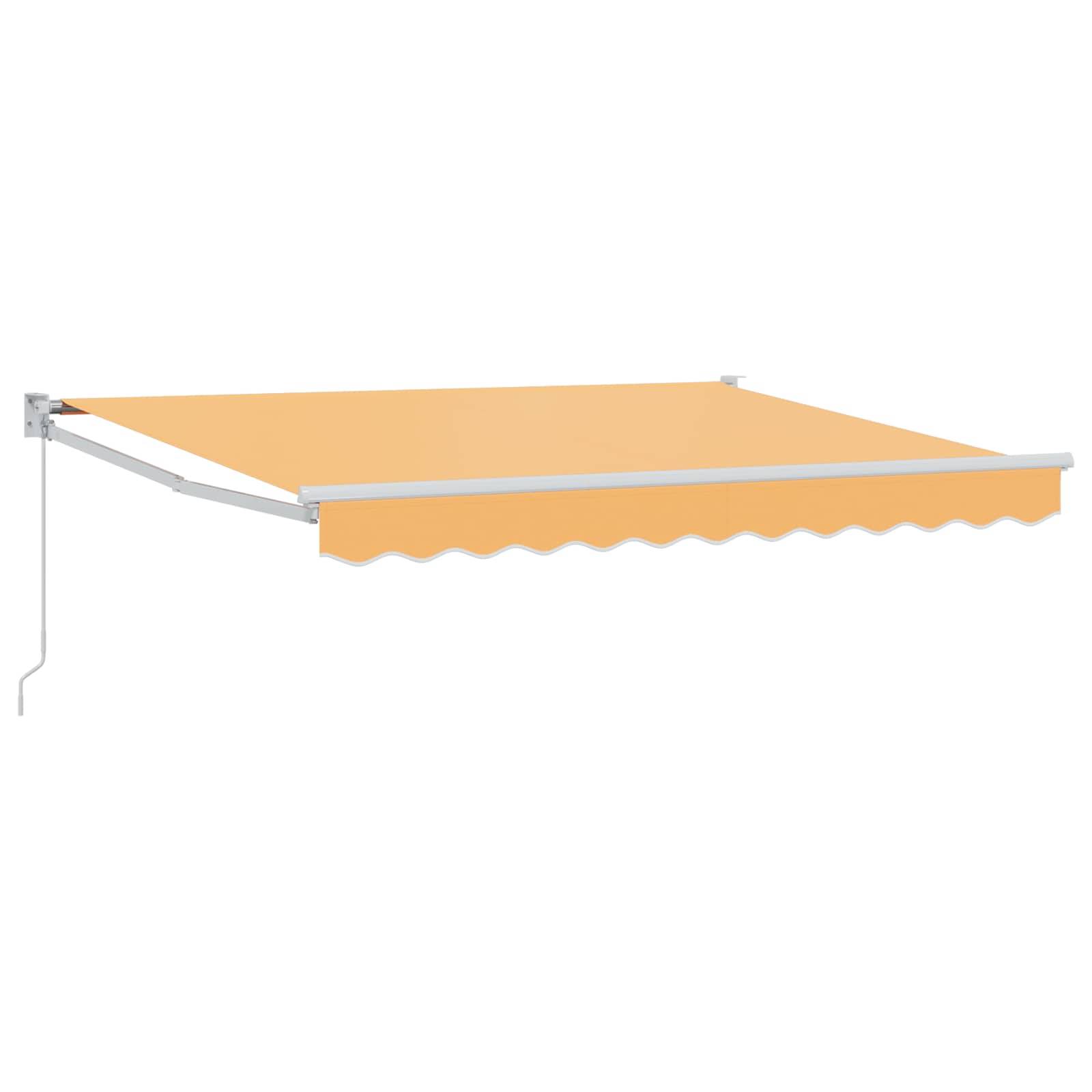 vidaXL Einziehbare Markise Sand 3,5 x 2,5 m