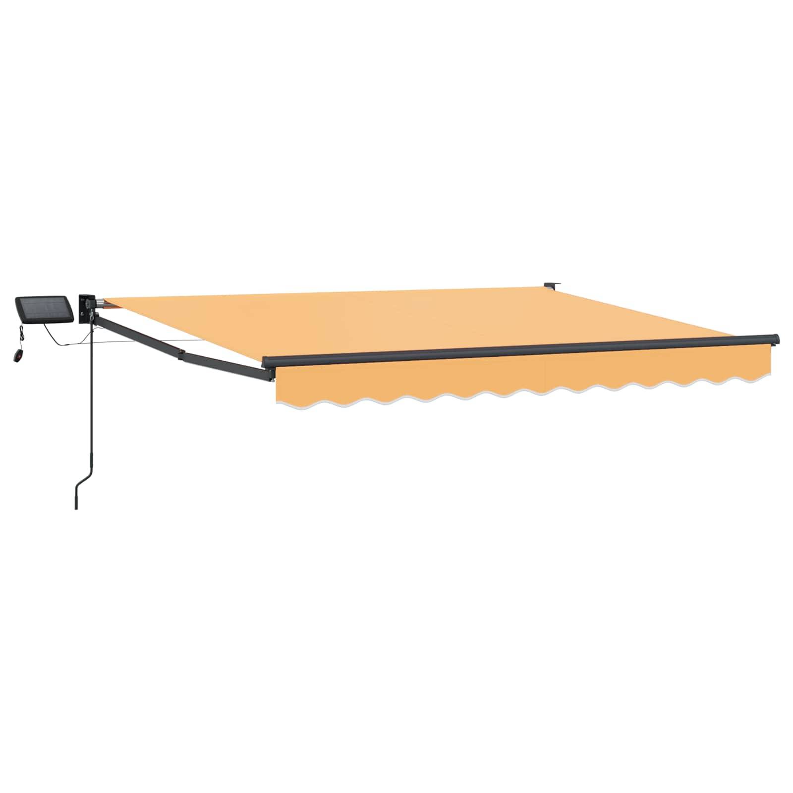 vidaXL Manuelle Gelenkarmmarkise mit LEDs Sand