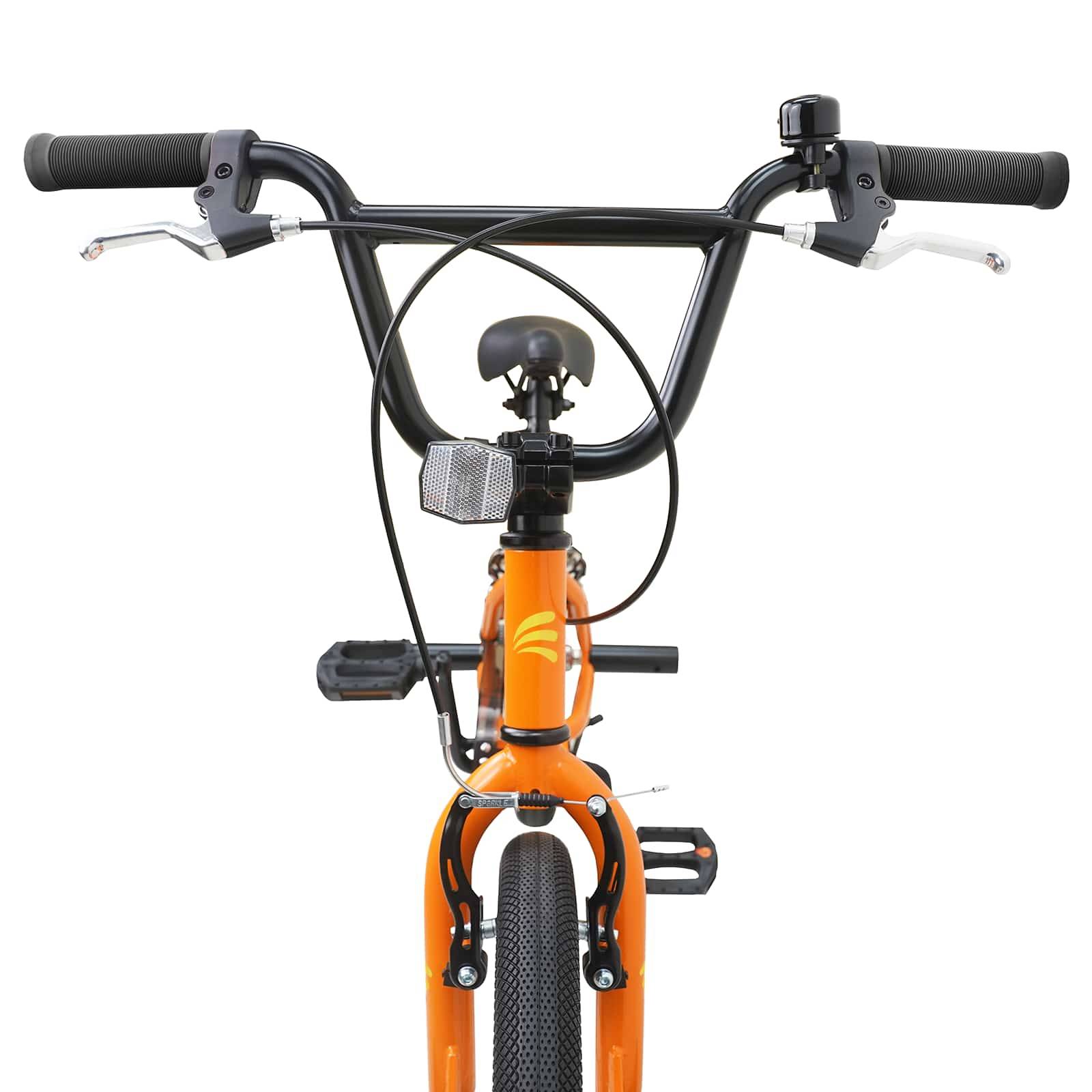 vidaXL BMX Rad 20 Zoll für über 9 Jahre alt Orange