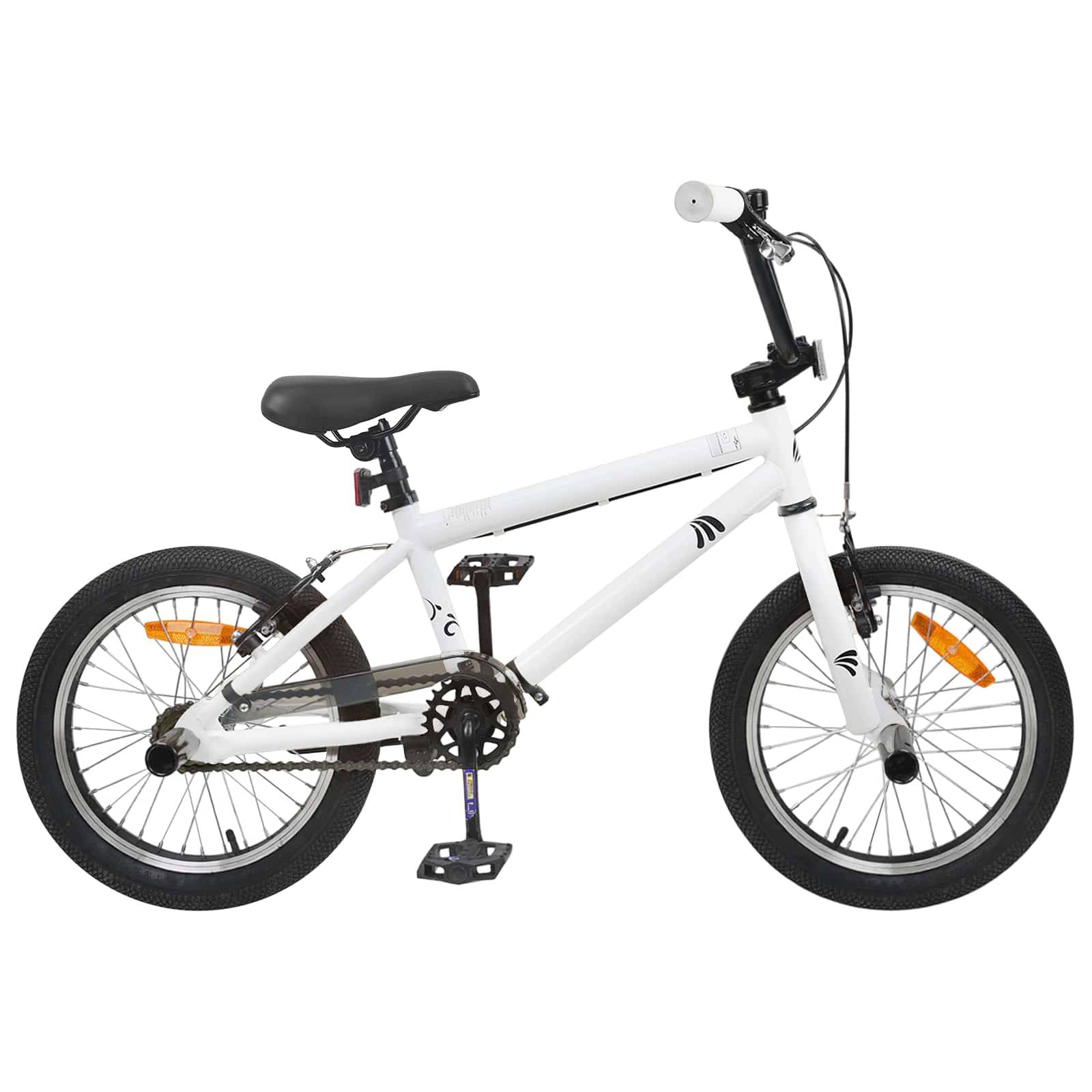 vidaXL BMX Rad 20 Zoll für über 9 Jahre alt Weiß