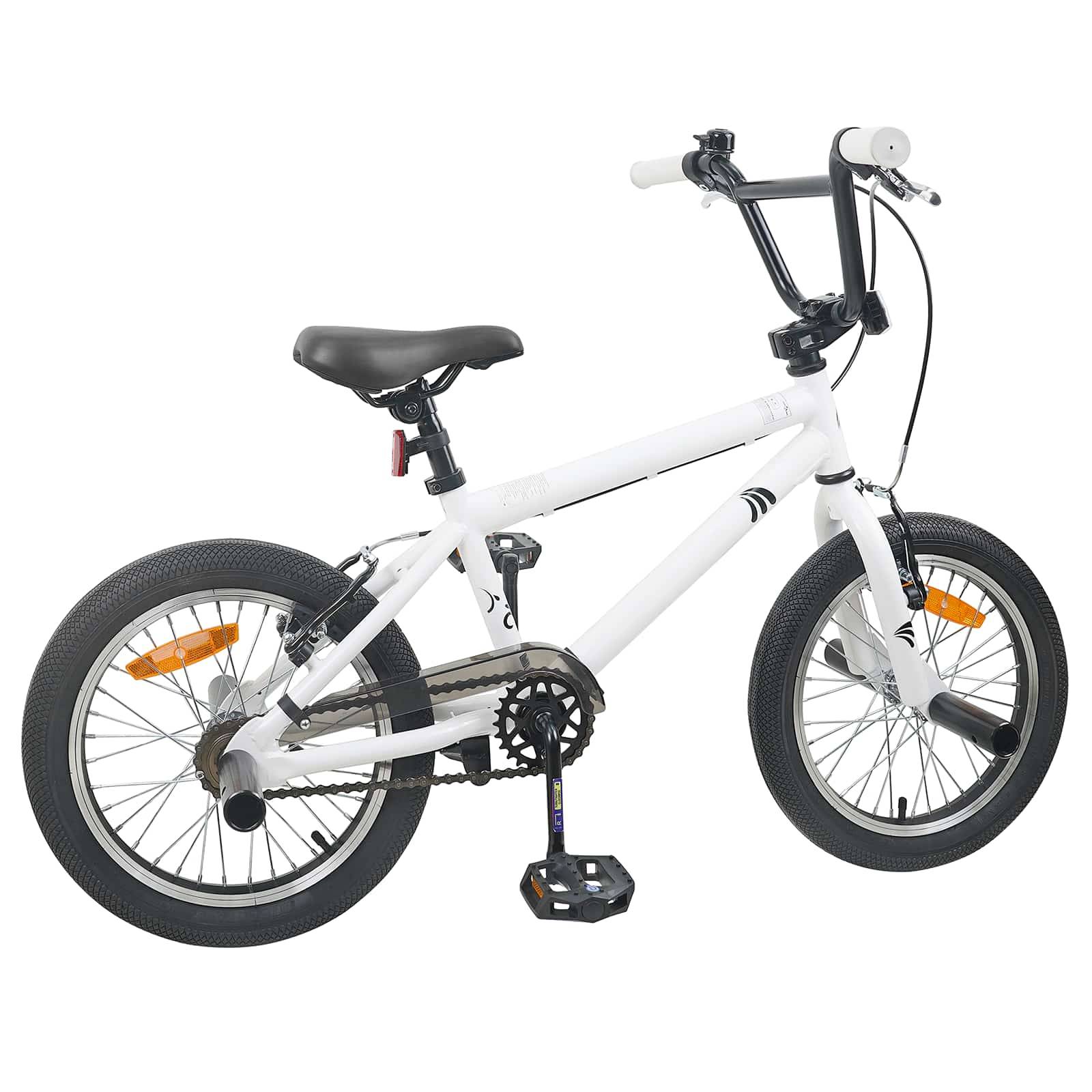 vidaXL BMX Rad 20 Zoll für über 9 Jahre alt Weiß