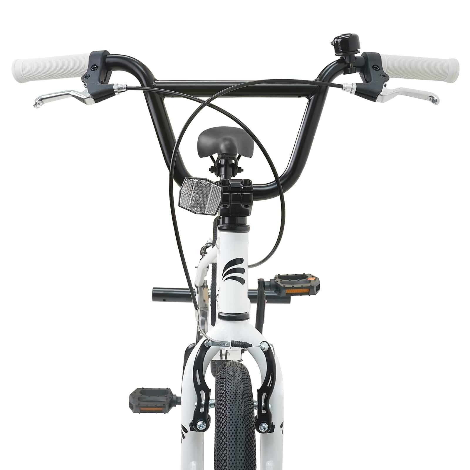 vidaXL BMX Rad 20 Zoll für über 9 Jahre alt Weiß
